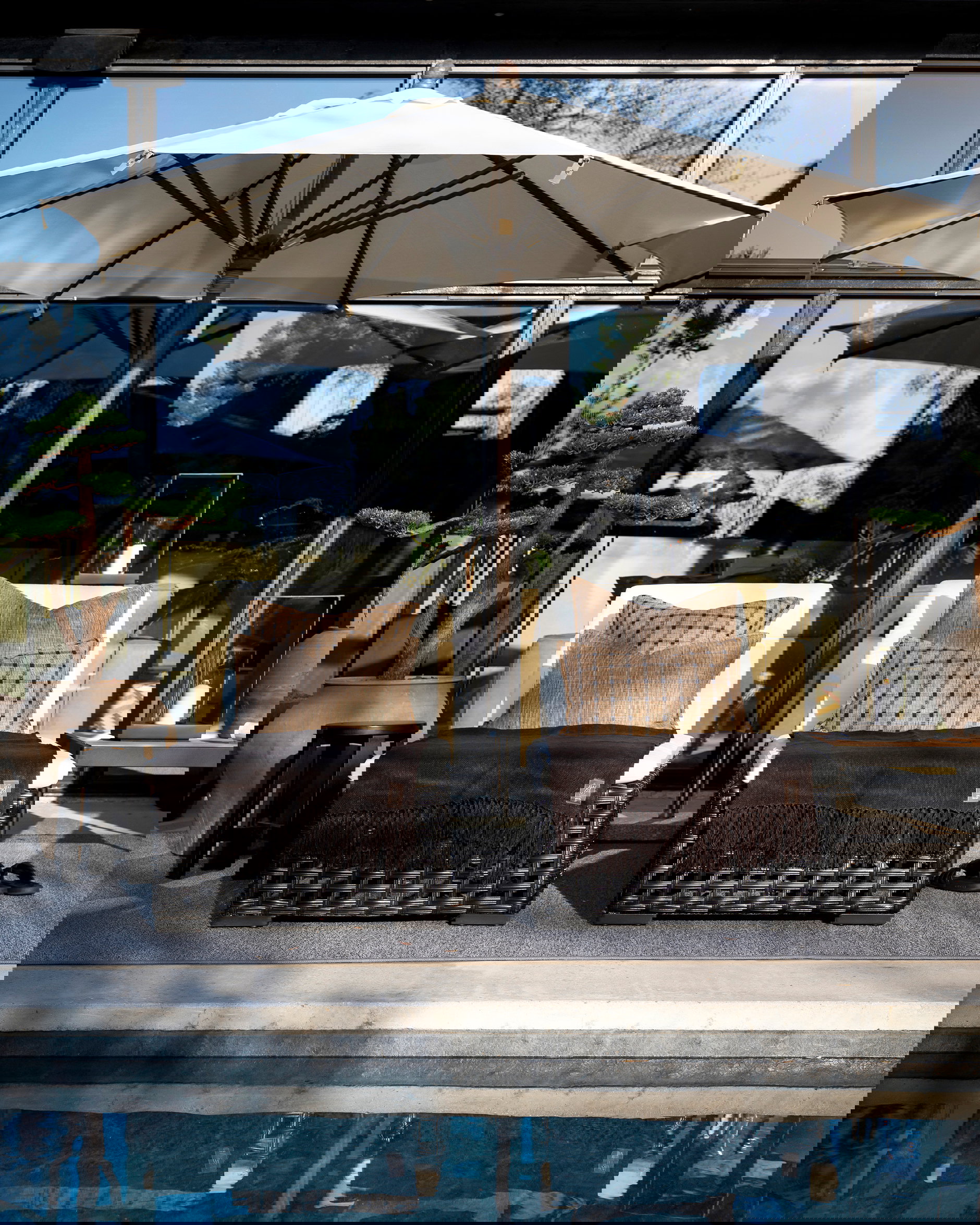 Orlando zonnebed zwart