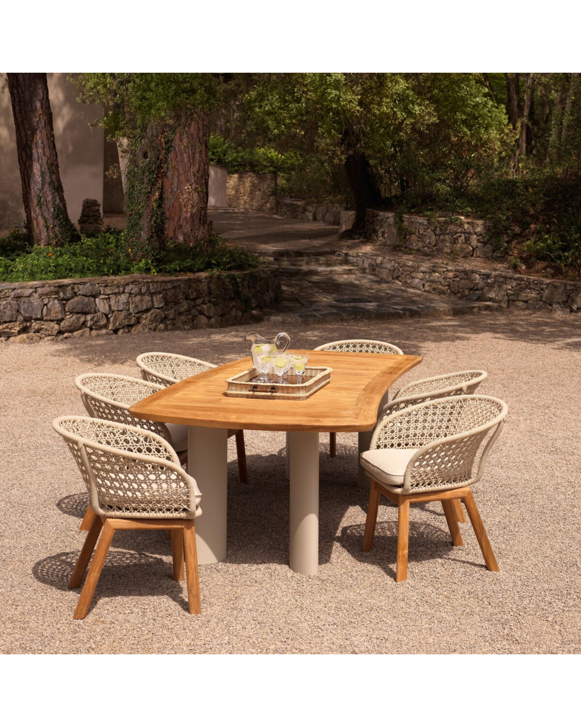 Osario matbord natural teak