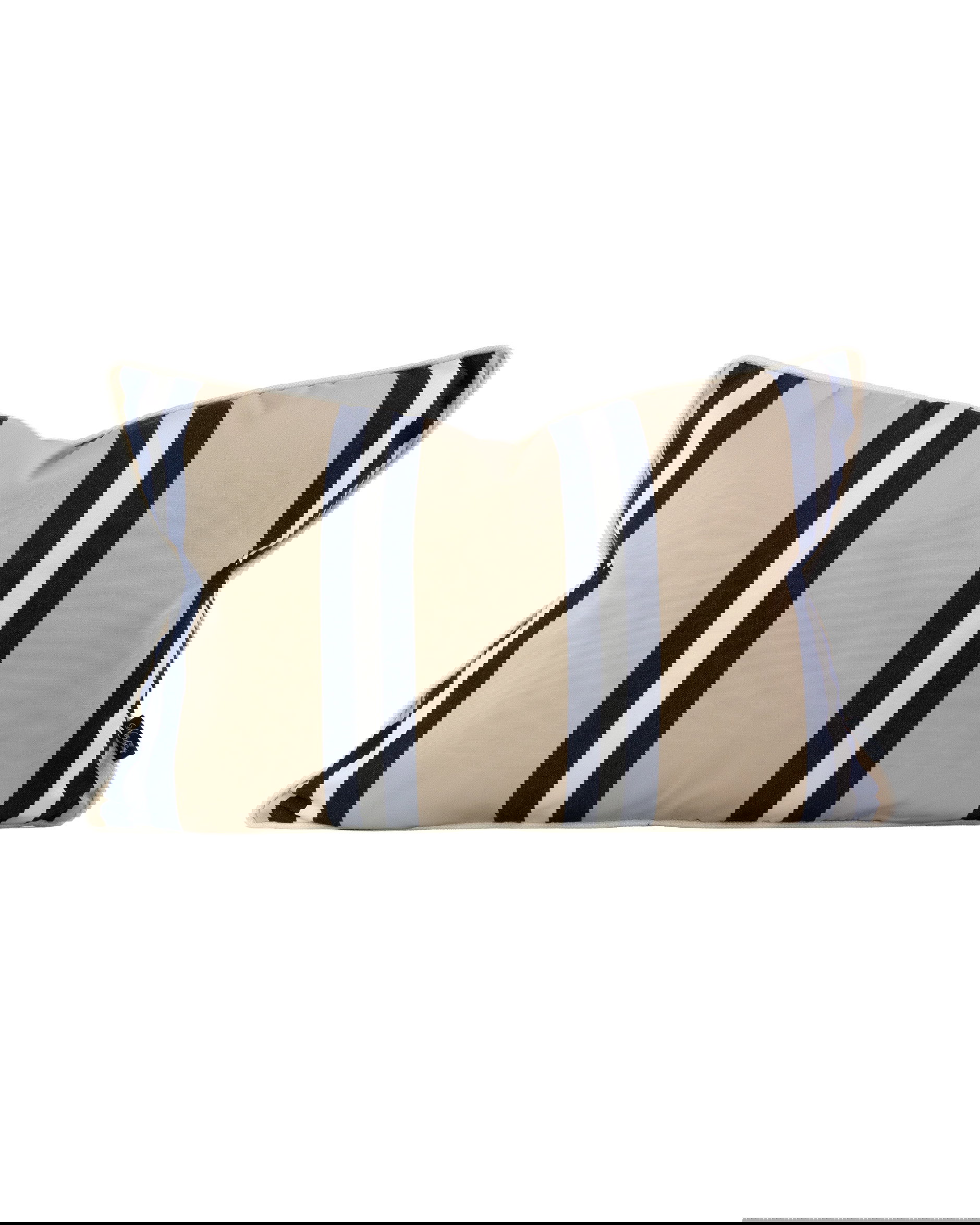 Cricket Stripe kuddfodral beige/blå