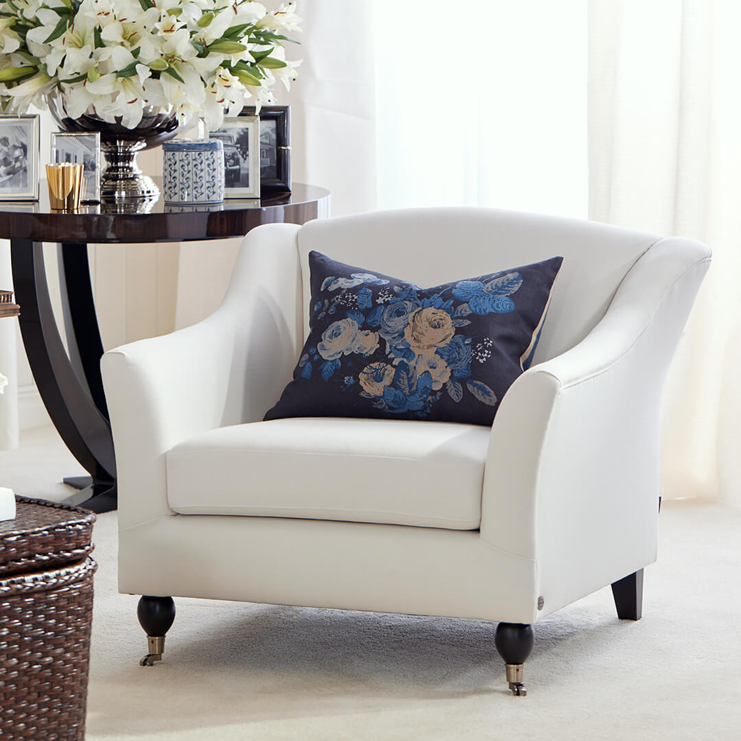 Dorchester lænestol offwhite