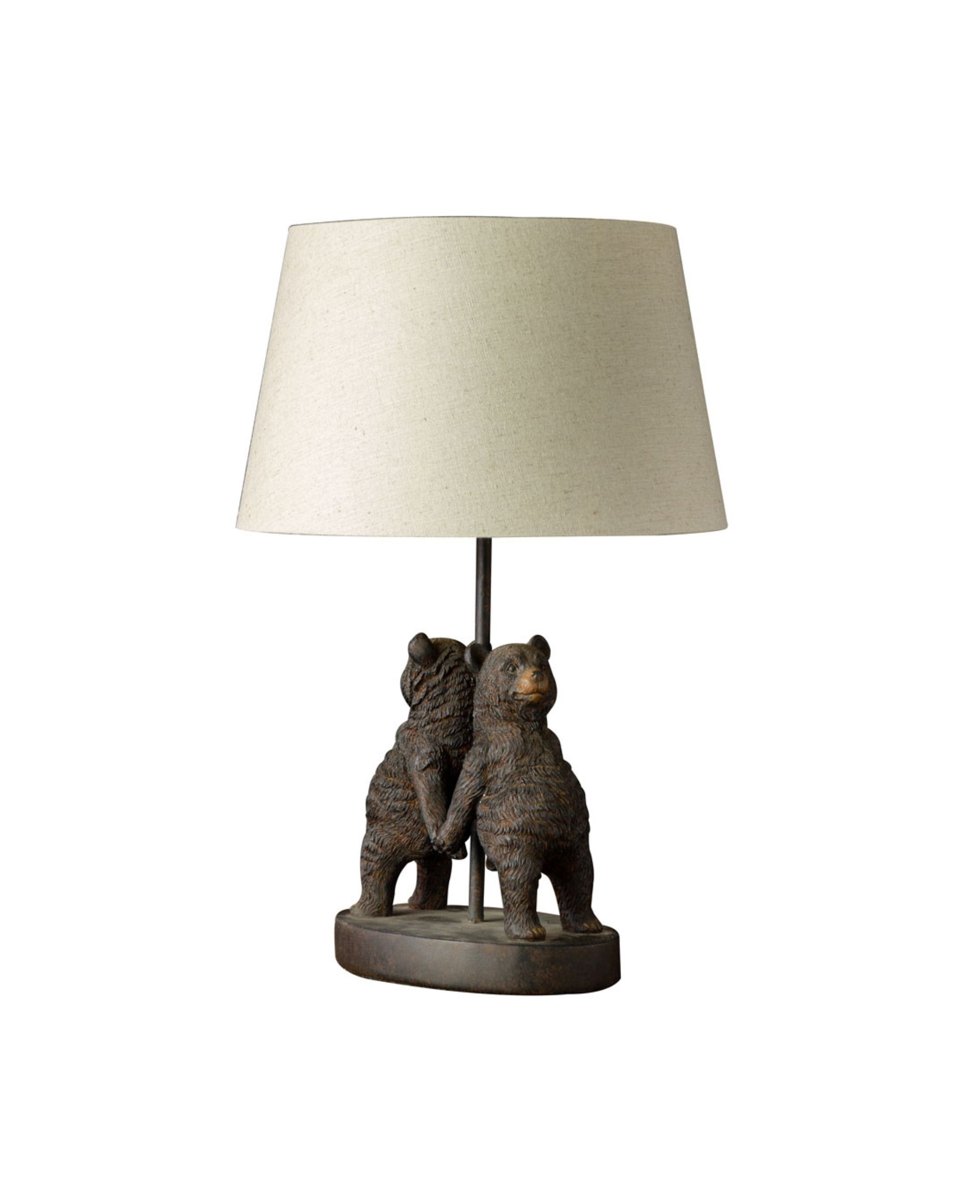 Ingram table lamp with bears