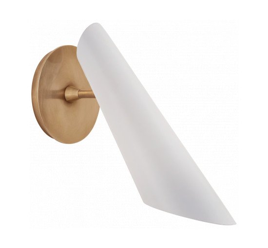 White - Franca Pivoting Shade Sconce