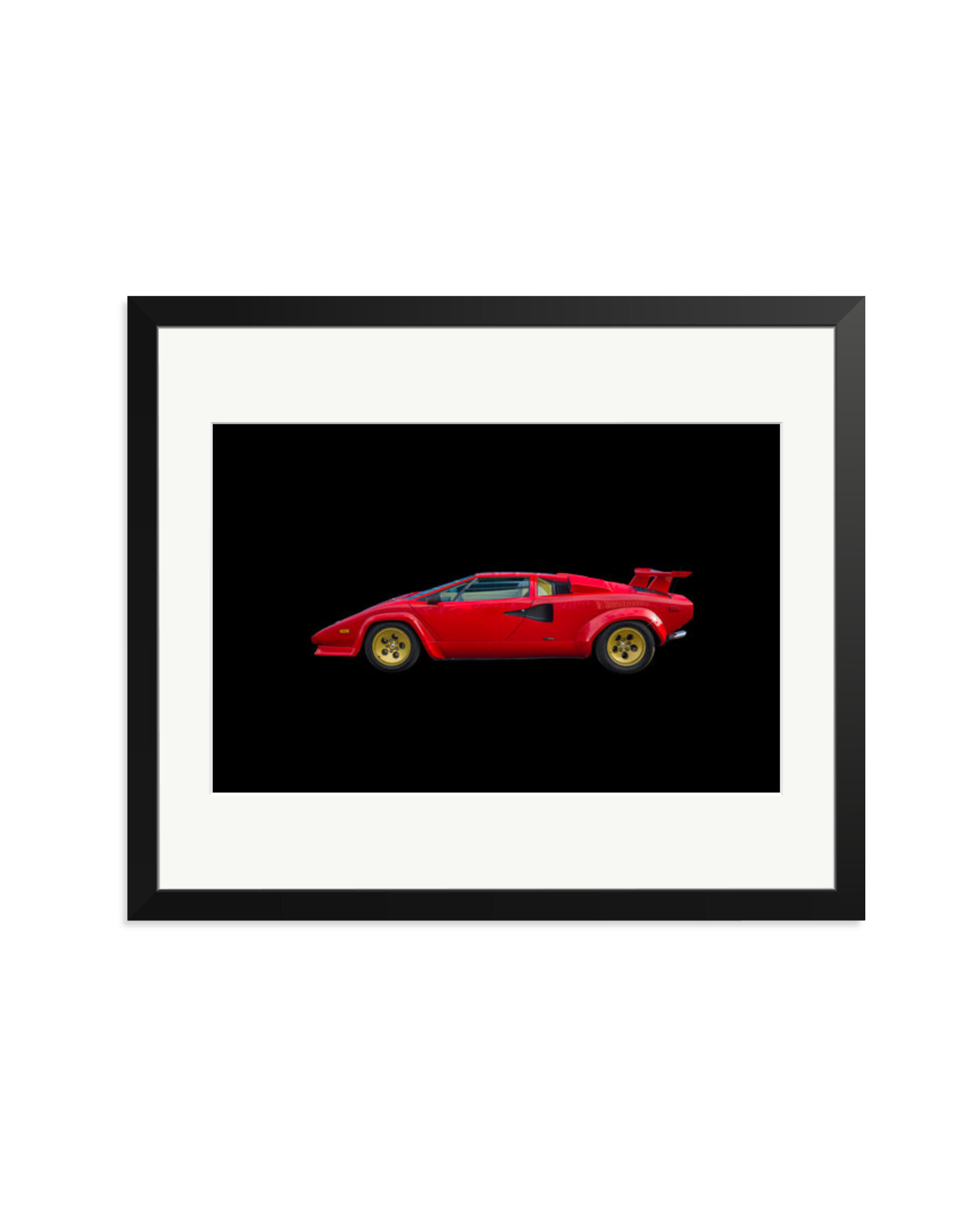 1988 Lamborghini Countach Black / Large