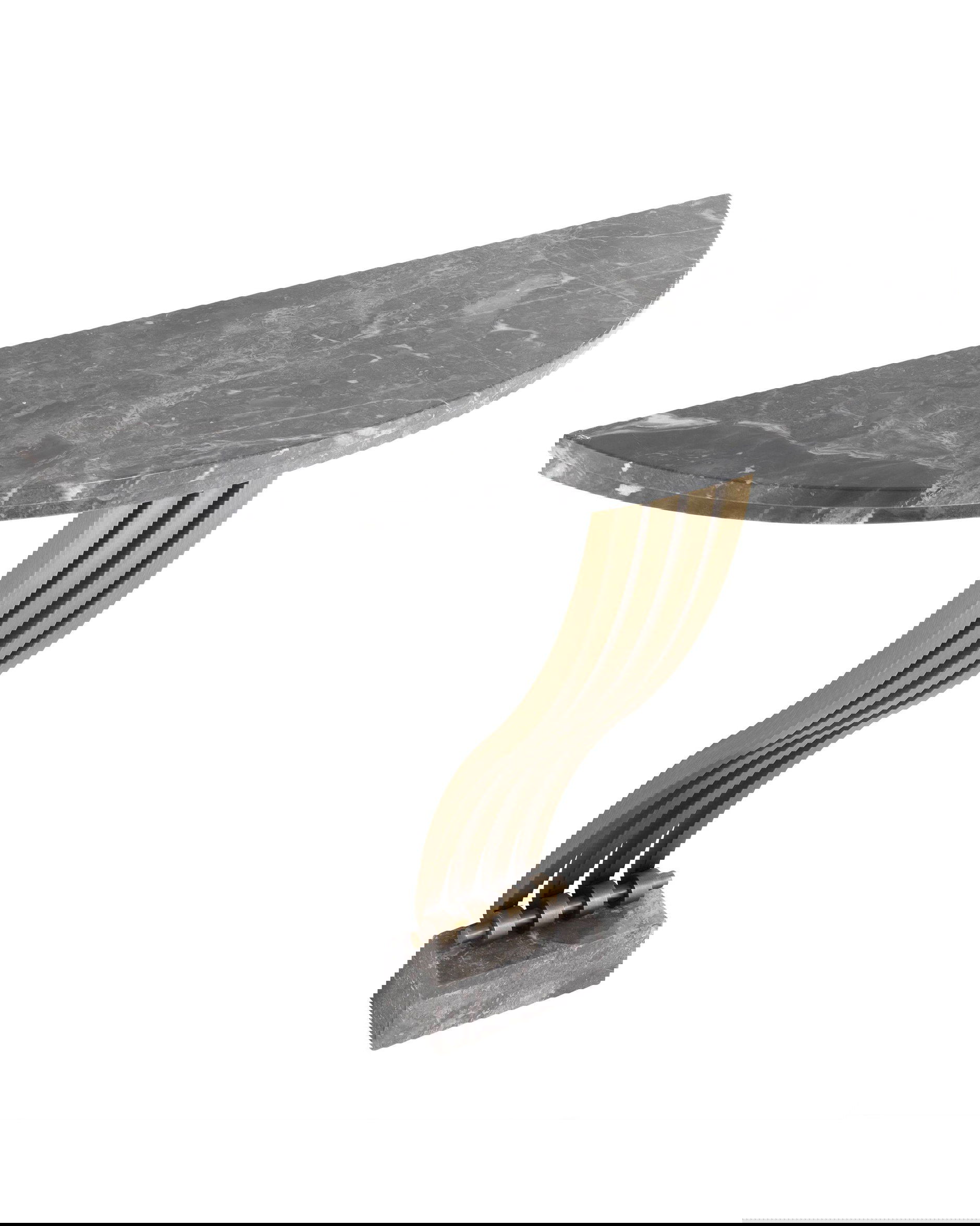 Renaissance konsolbord marmor/grå