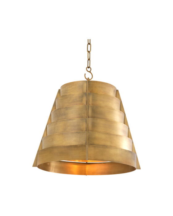 Fitzroy taklampa antik mässing