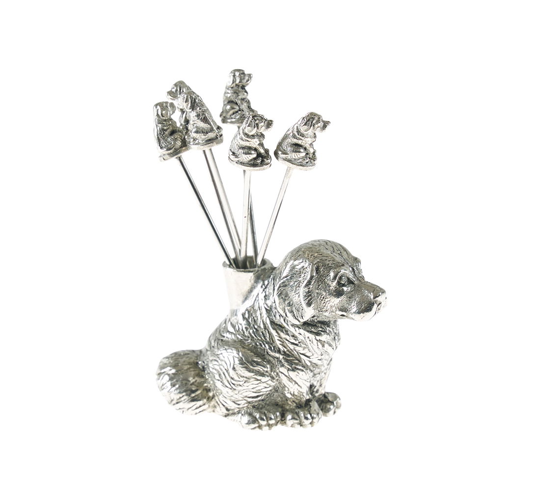 Golden cocktailpinnar