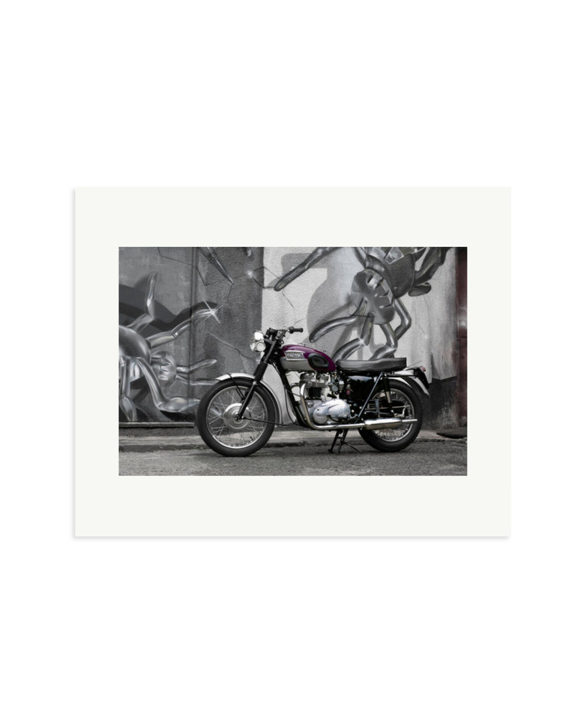 1963 Triumph Trophy Print Only / Medium