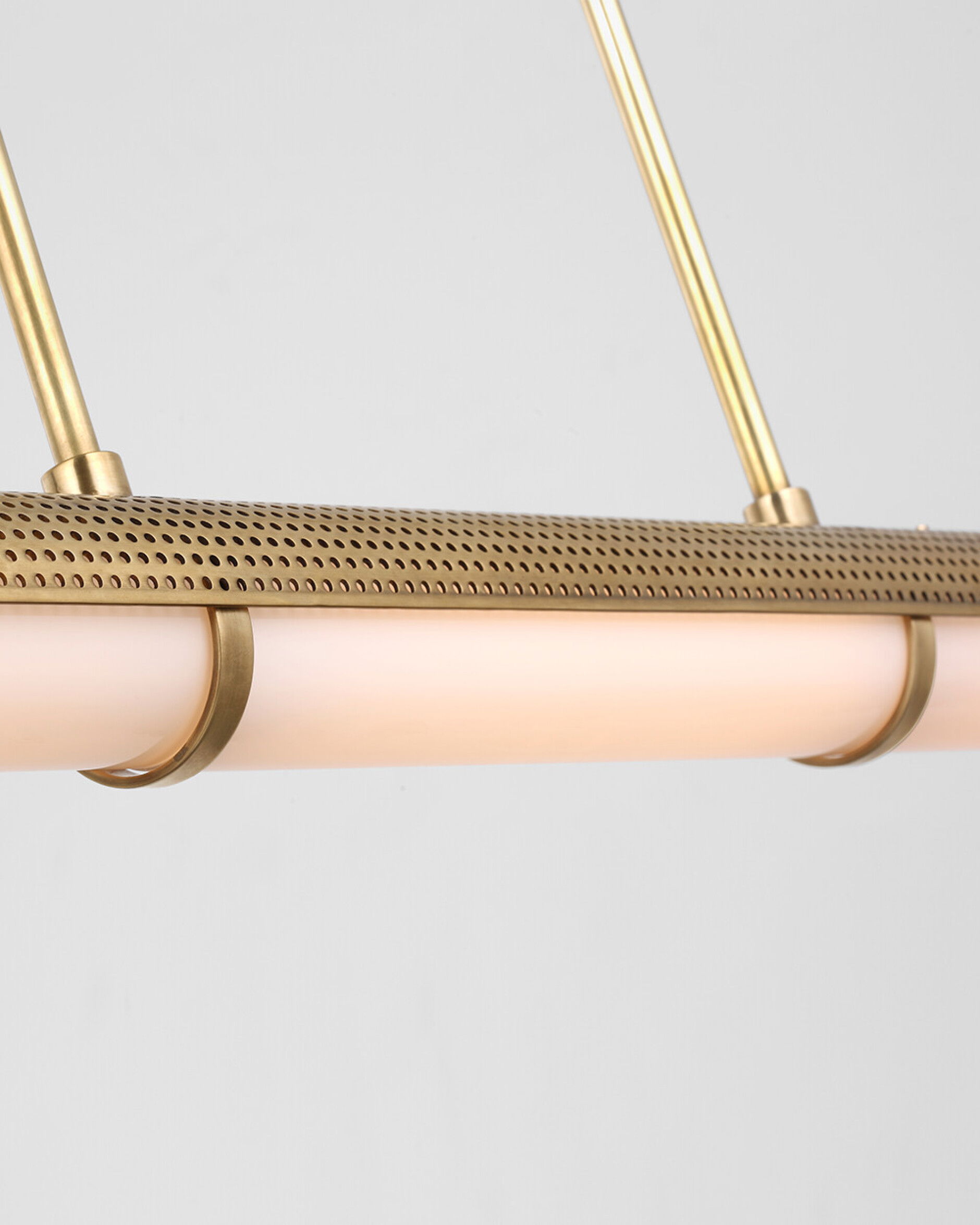 Precision takkrona linjär antik mässing L