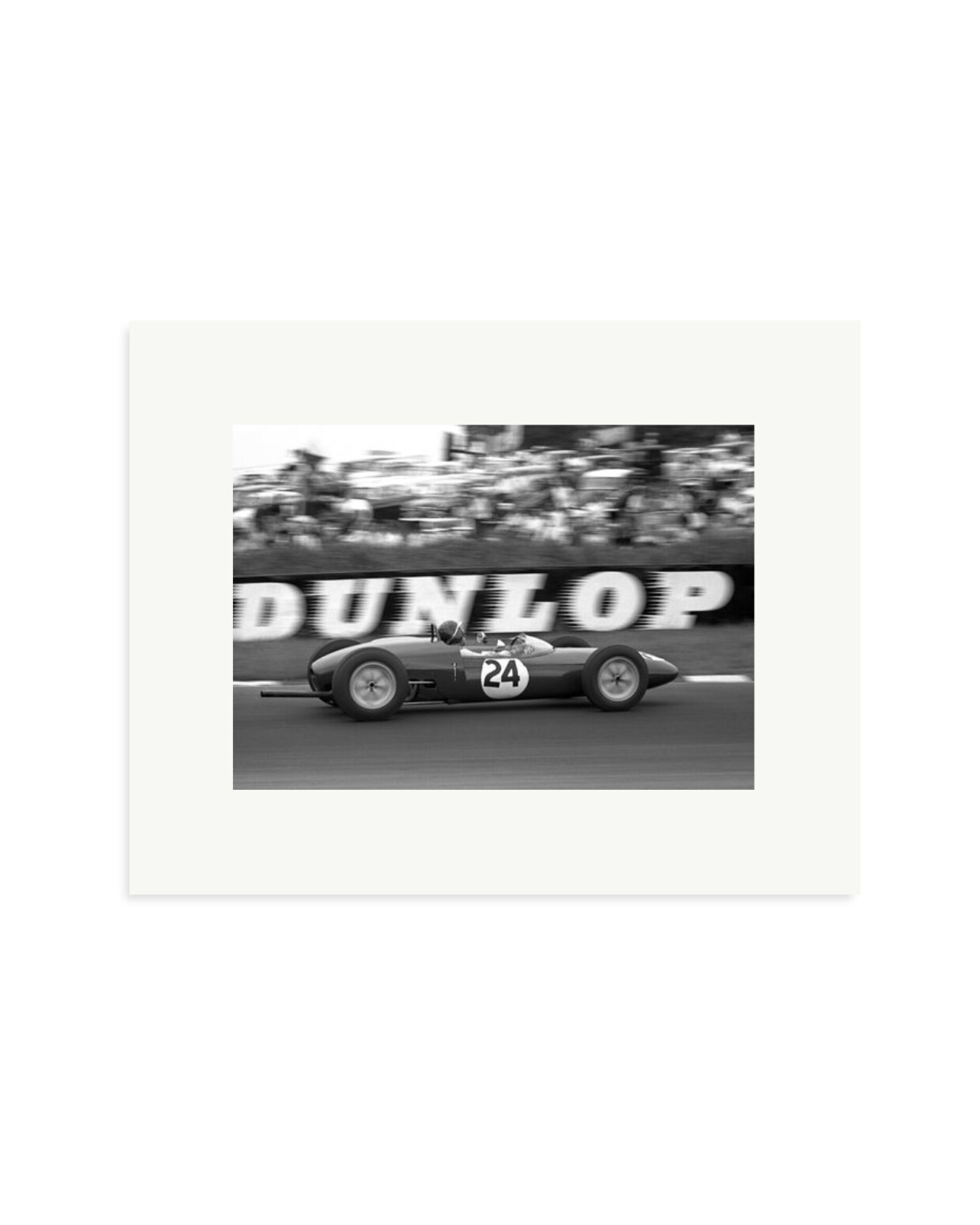 Jim Clark in a Lotus 21 Print Only / Small