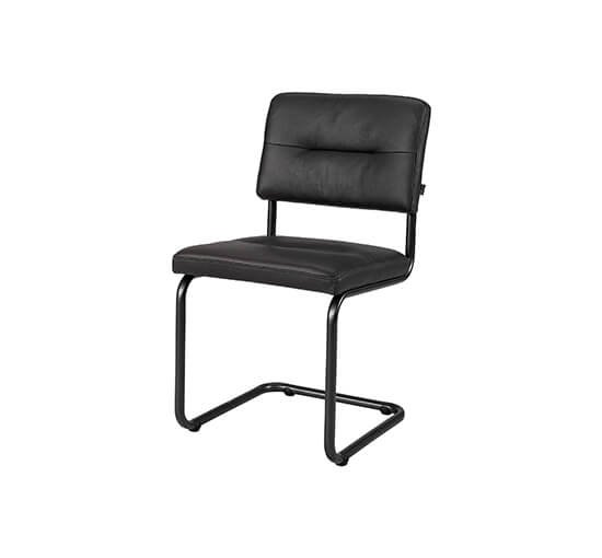 Anthracite - Caspian dining chair leather espresso
