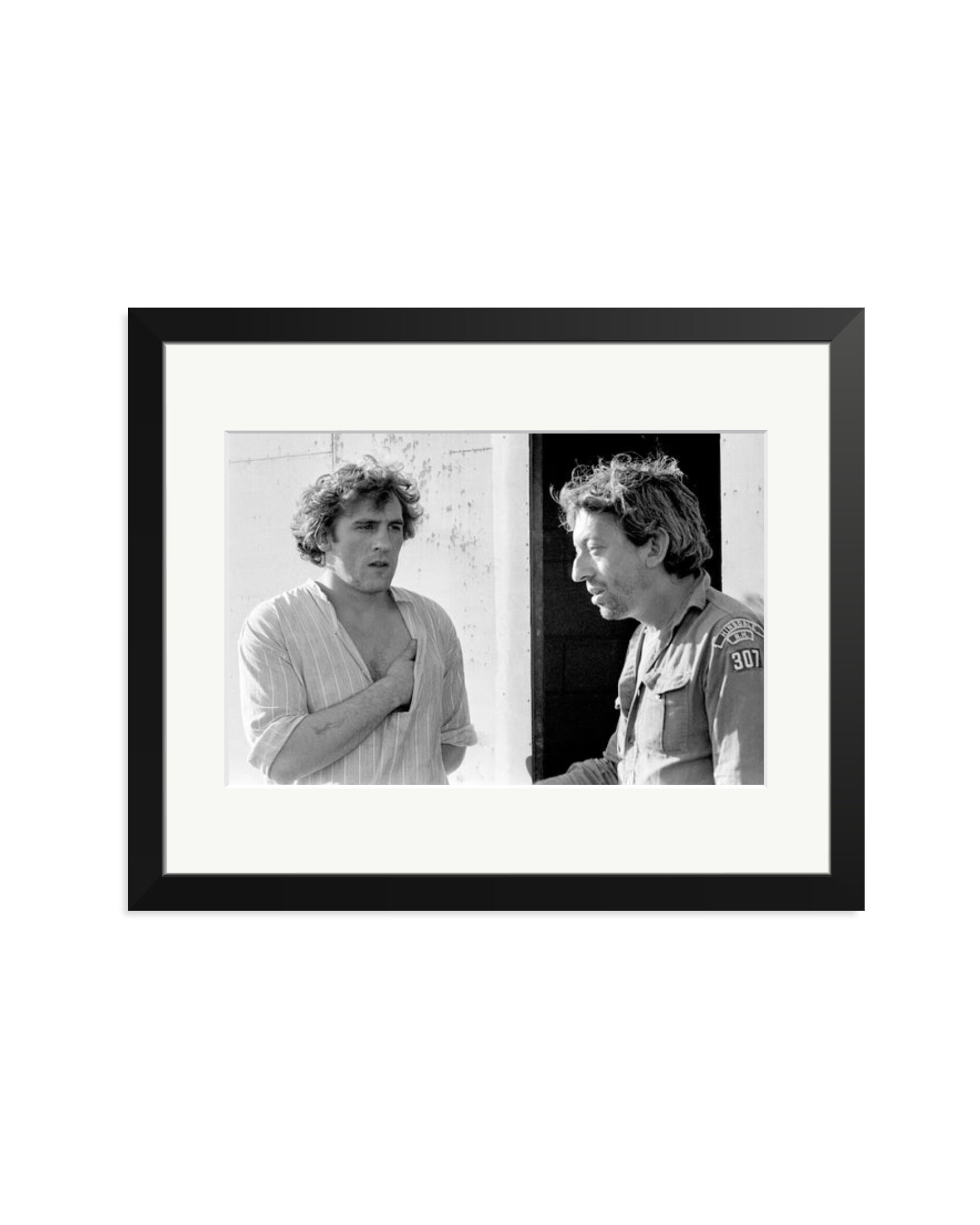 Gerard Depardieu and Serge Gainsbourg Black / Medium