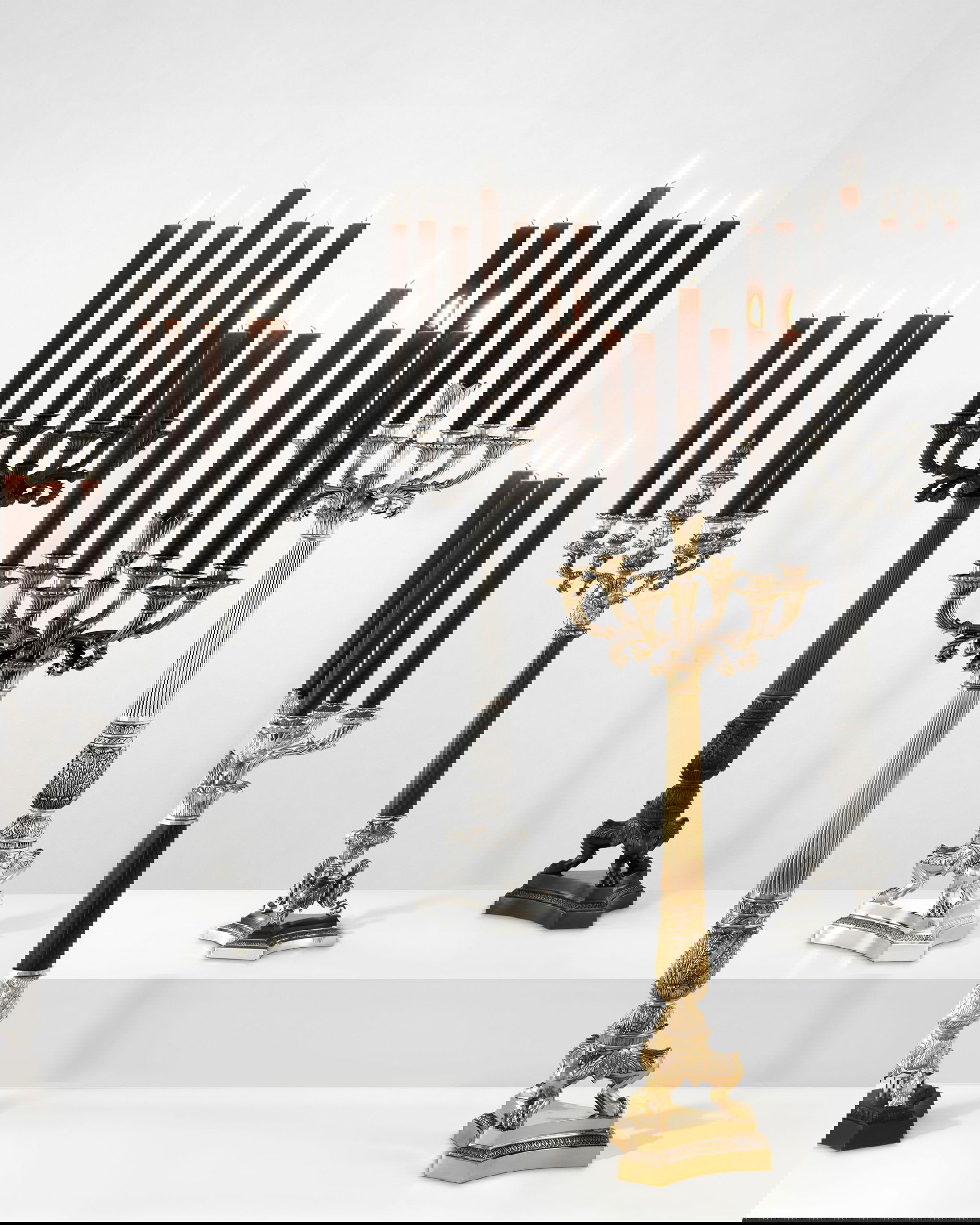 Jefferson Candle Holder Brass