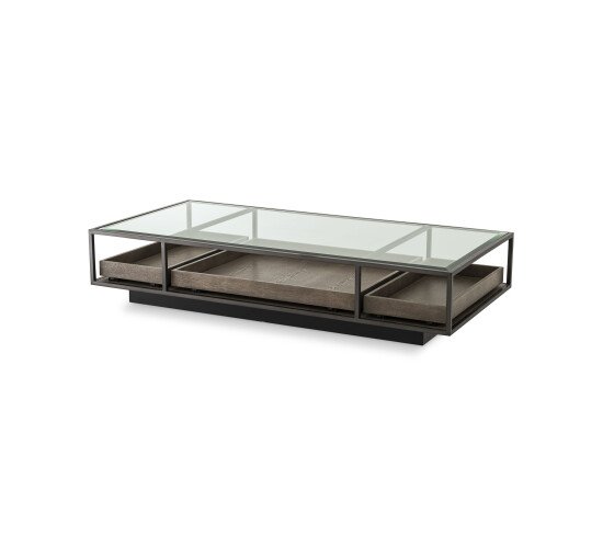 Bronze - Roxton Coffee Table Brushed Brass
