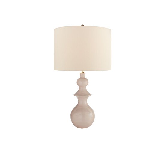 Blush - Saxon Large Table Lamp Dove Grey