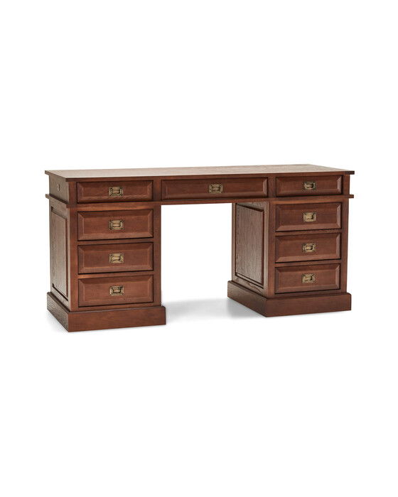 wall street skrivbord noble newport brown