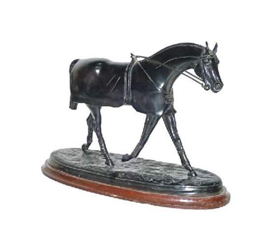 Häst dekoration brons