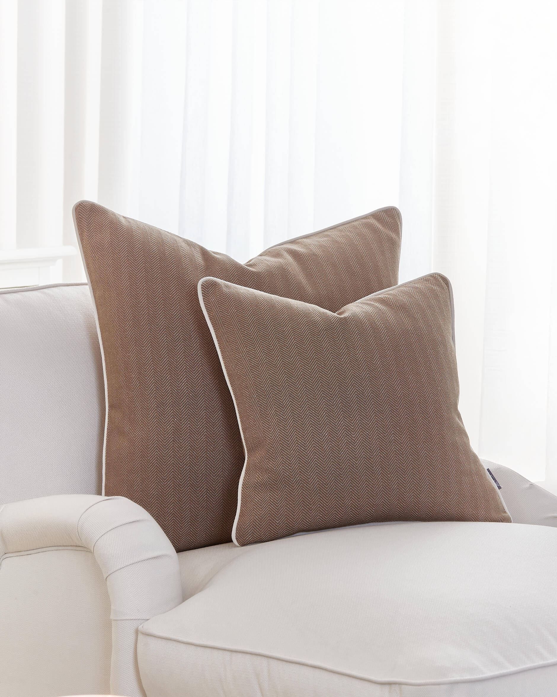 Colleen kuddfodral beige