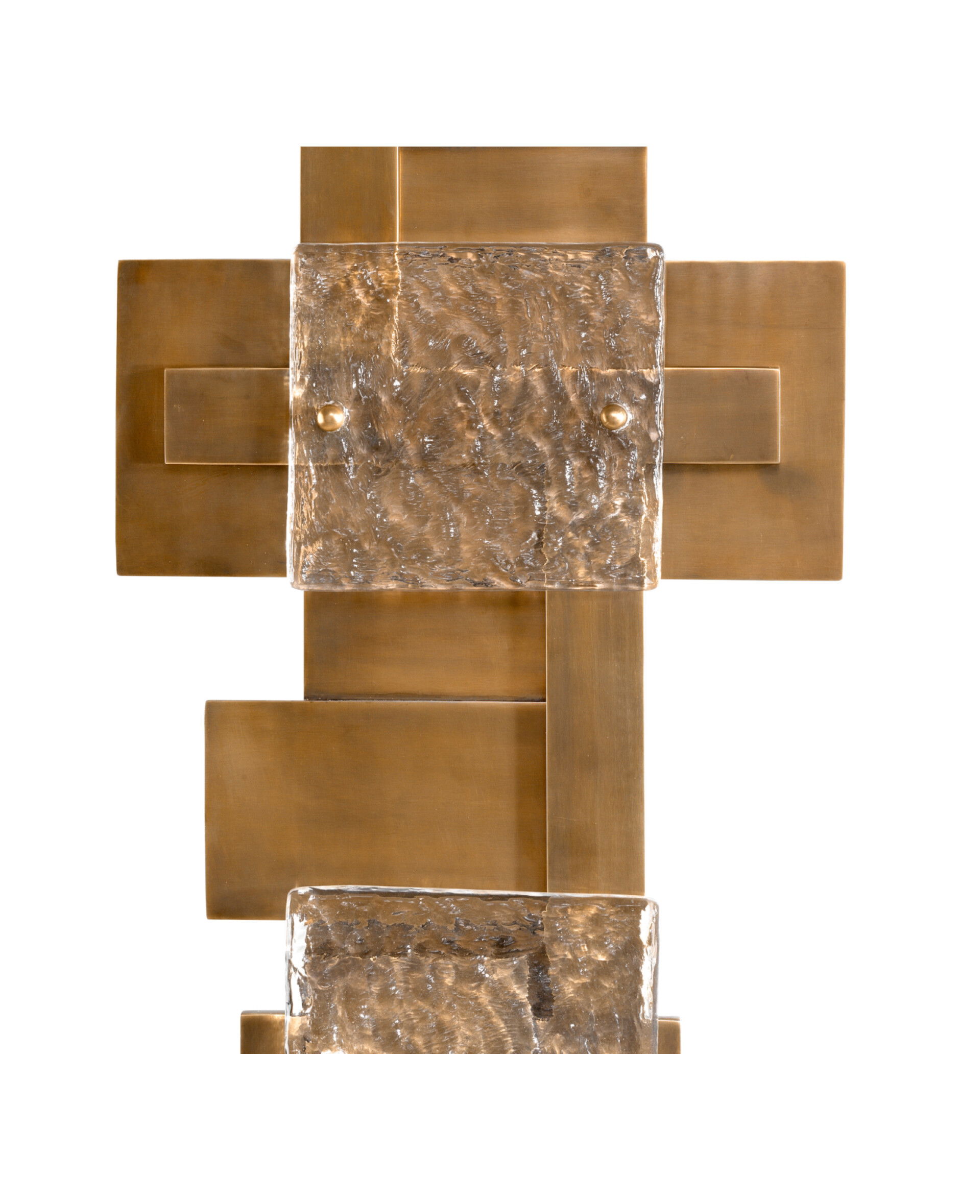 Langham vägglampa antik mässing