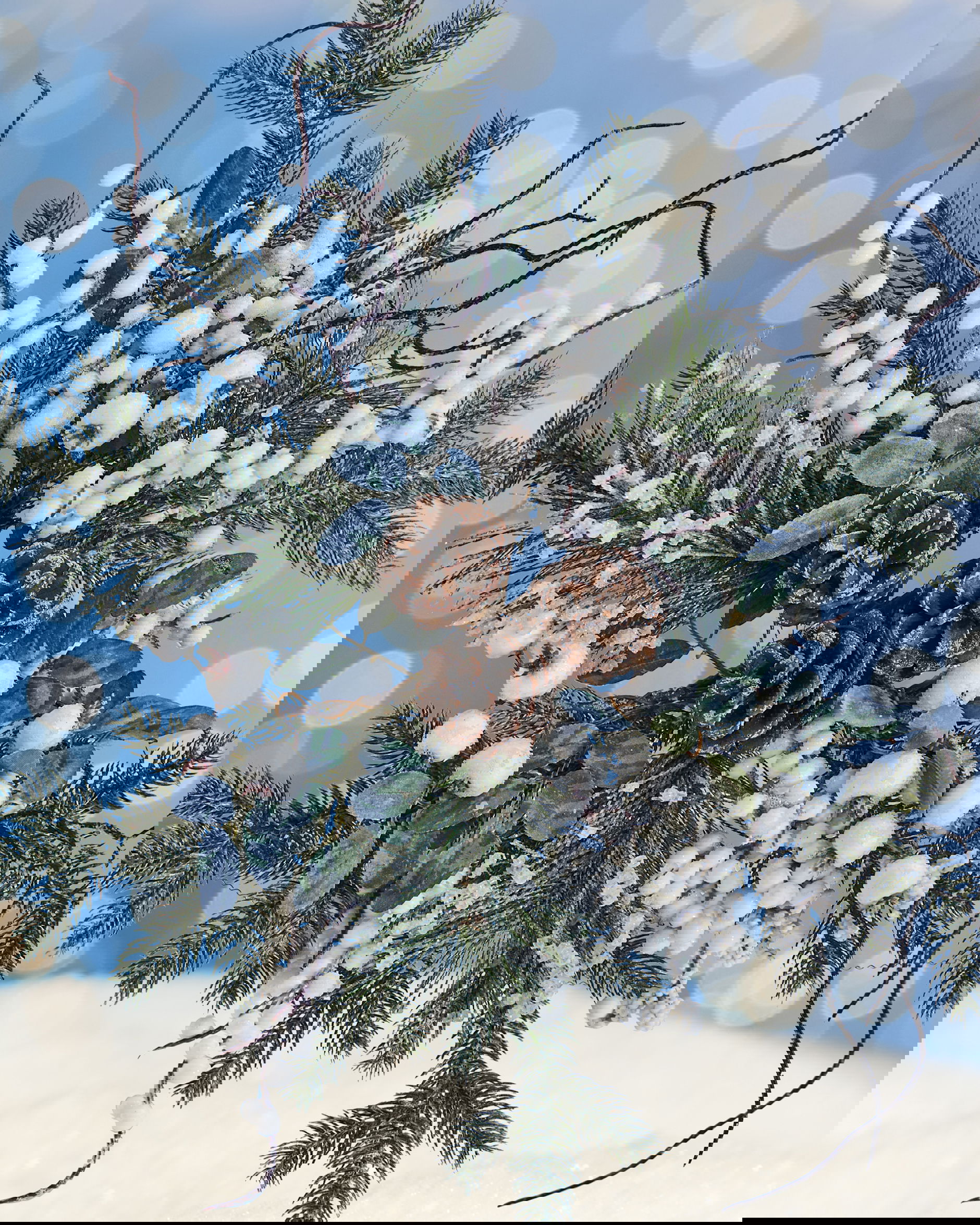 Estelle christmas tree ornament green/white