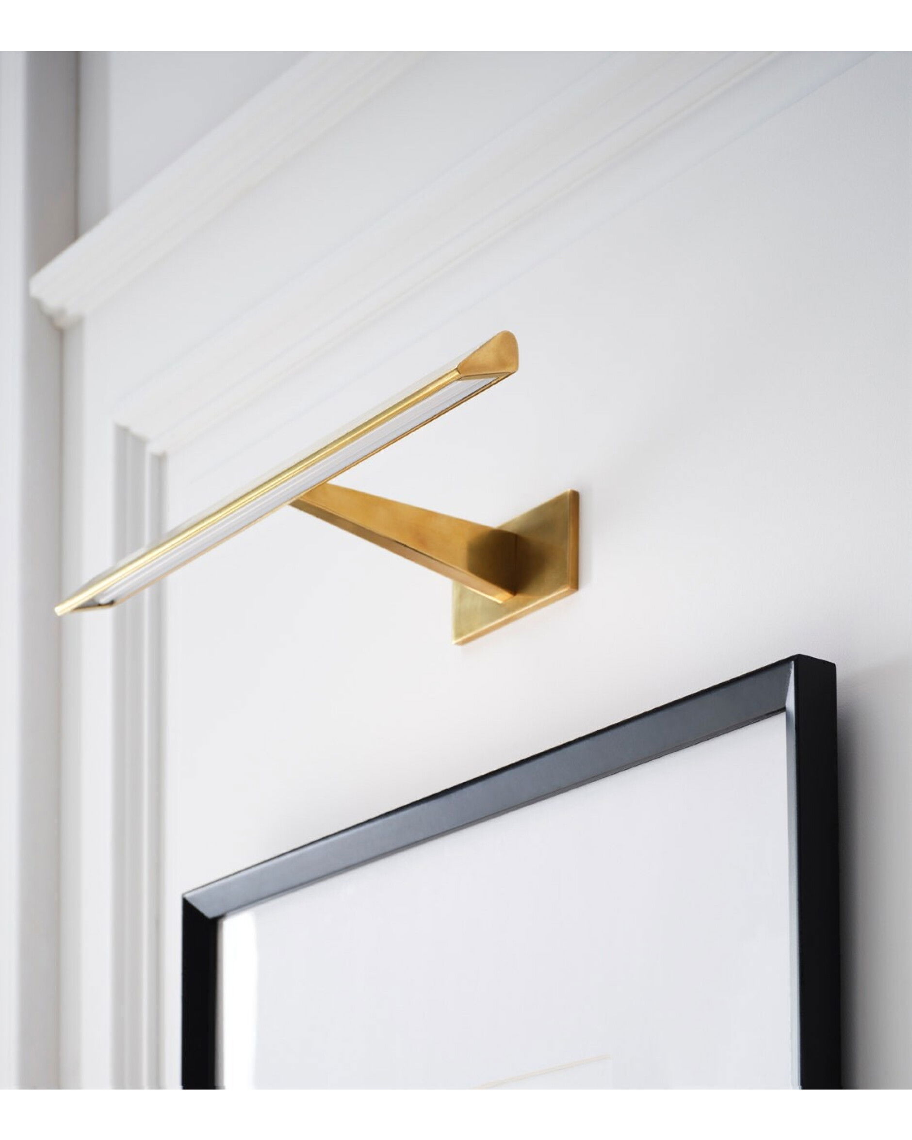 Petrel 18" Picture Light Antique Brass