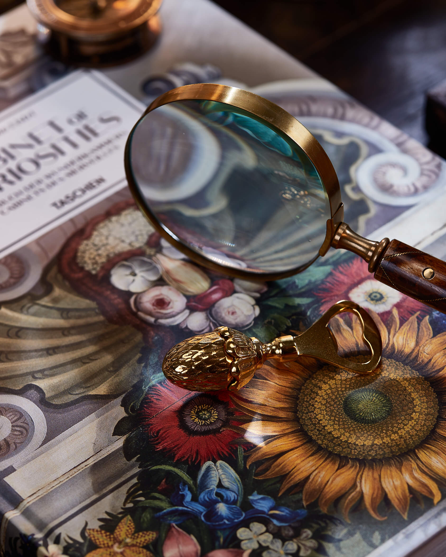 Ekollon flasköppnare mässing