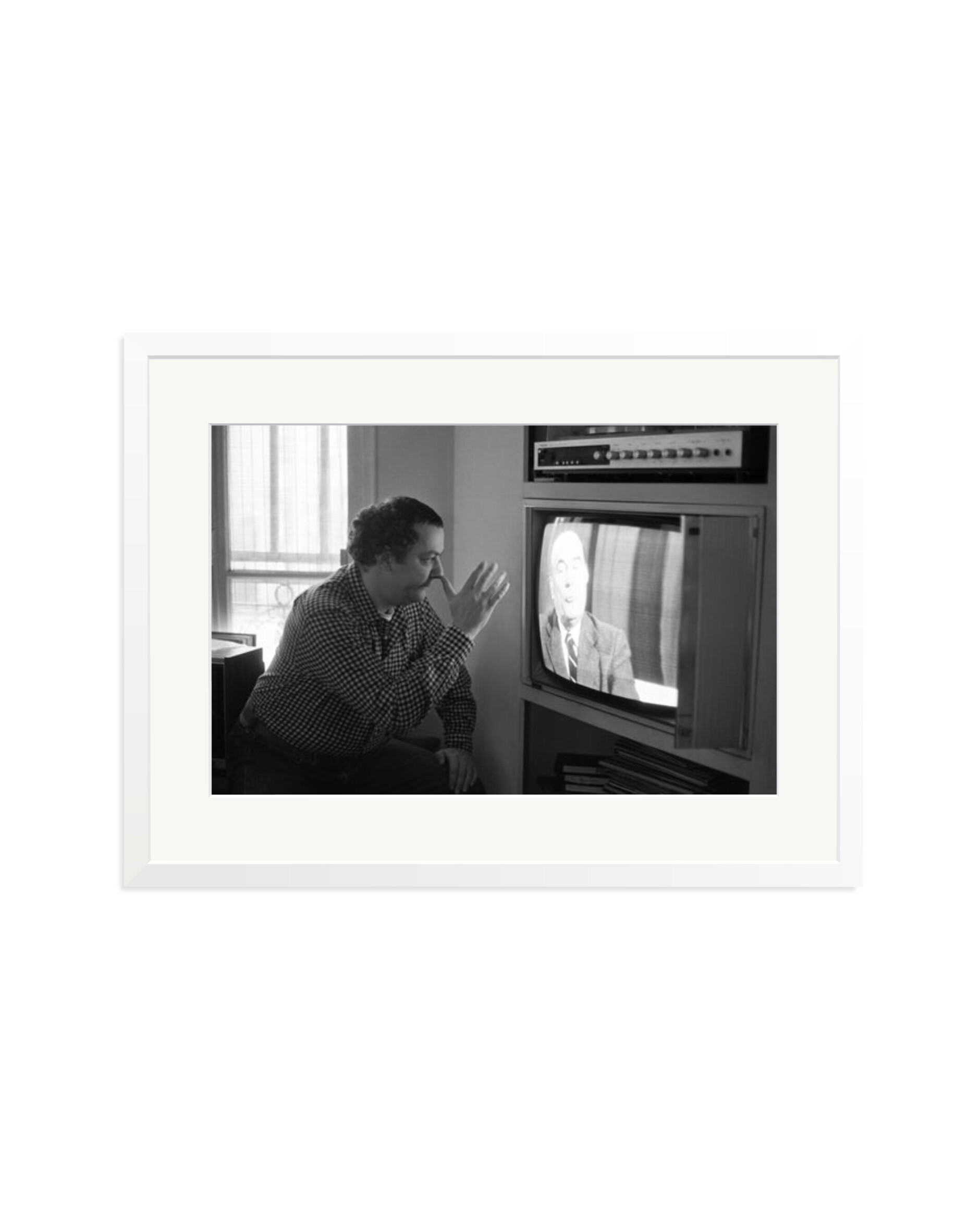 Coluche and Mitterrand White / XL