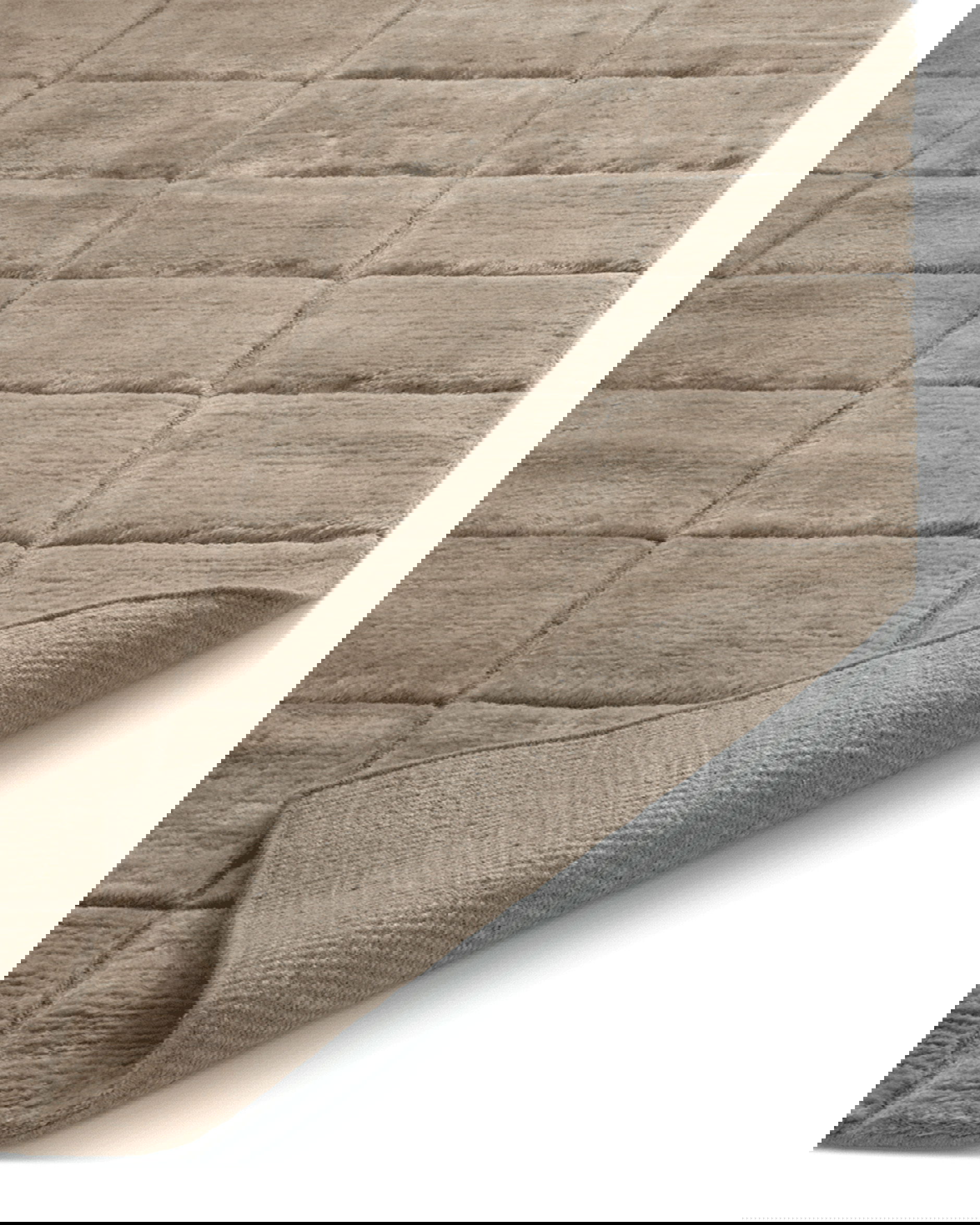 Grid Vloerkleed Chocolade