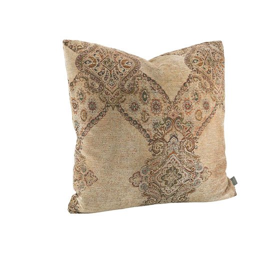 Beige - Miralago Paisley Cushion Cover Taupe