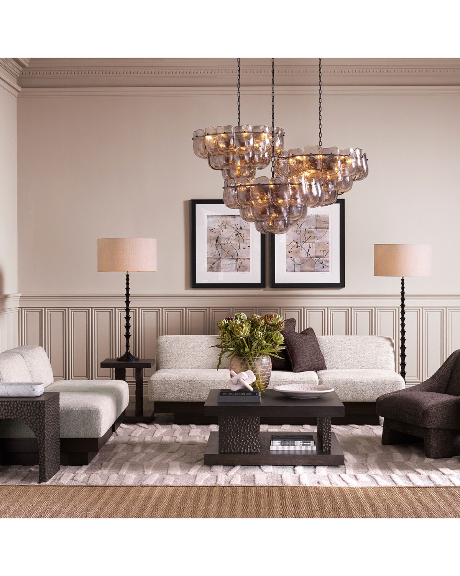 Bravon Couchtisch Ebenholz Eichenfurnier