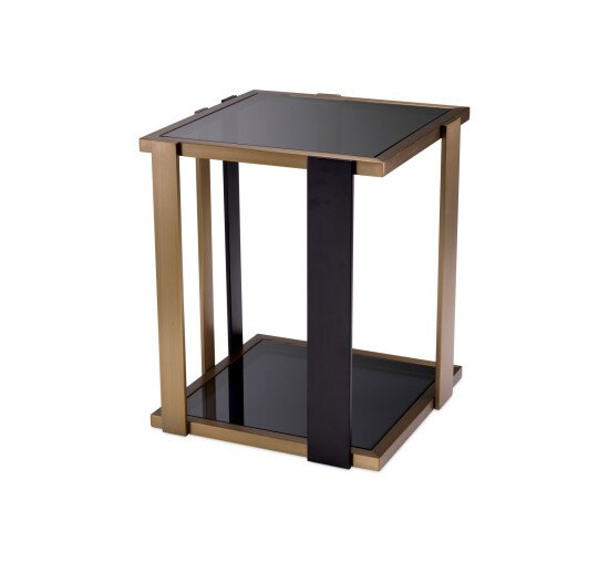 Clio Side Table Brushed Brass