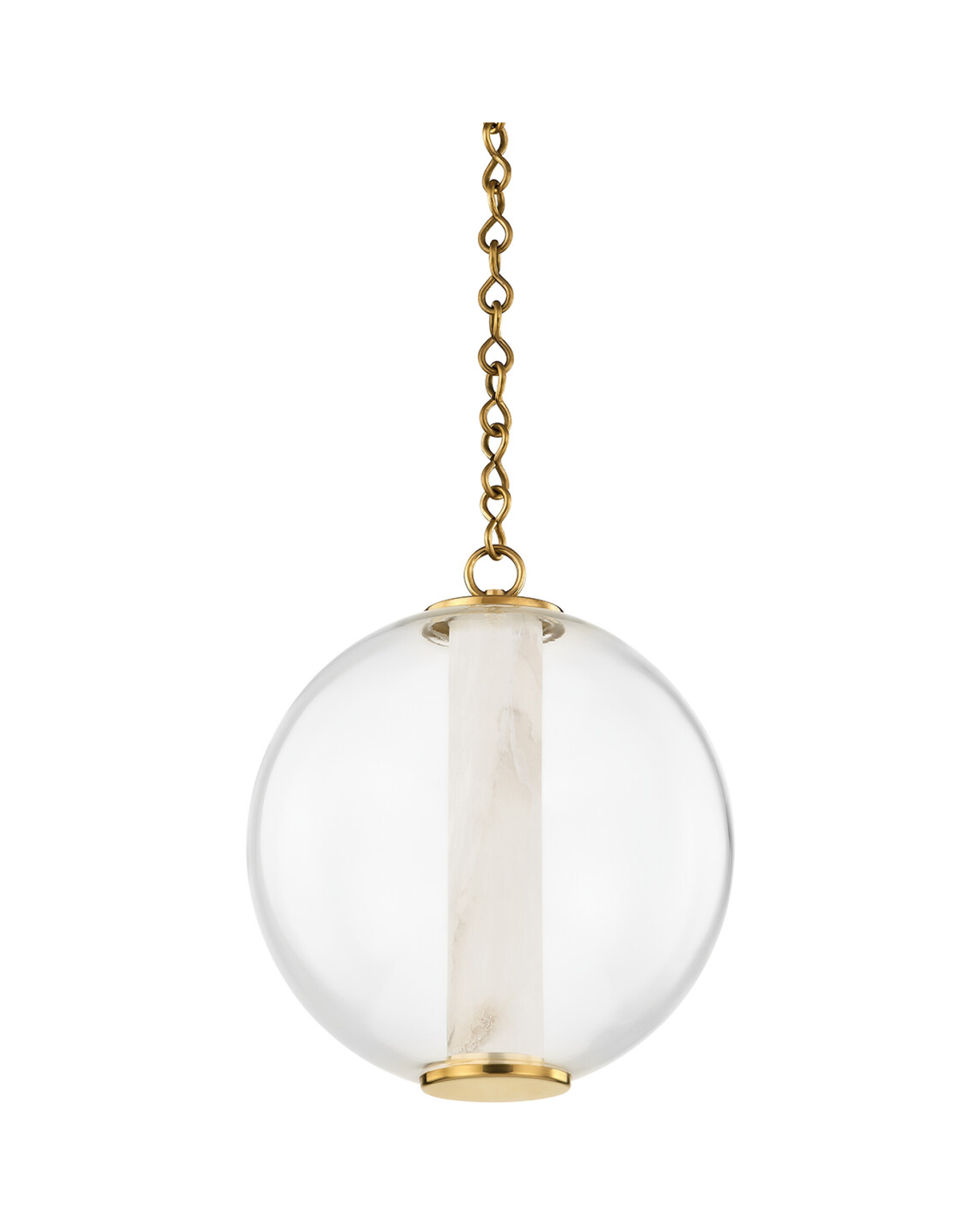 Pietra taklampe vintage messing