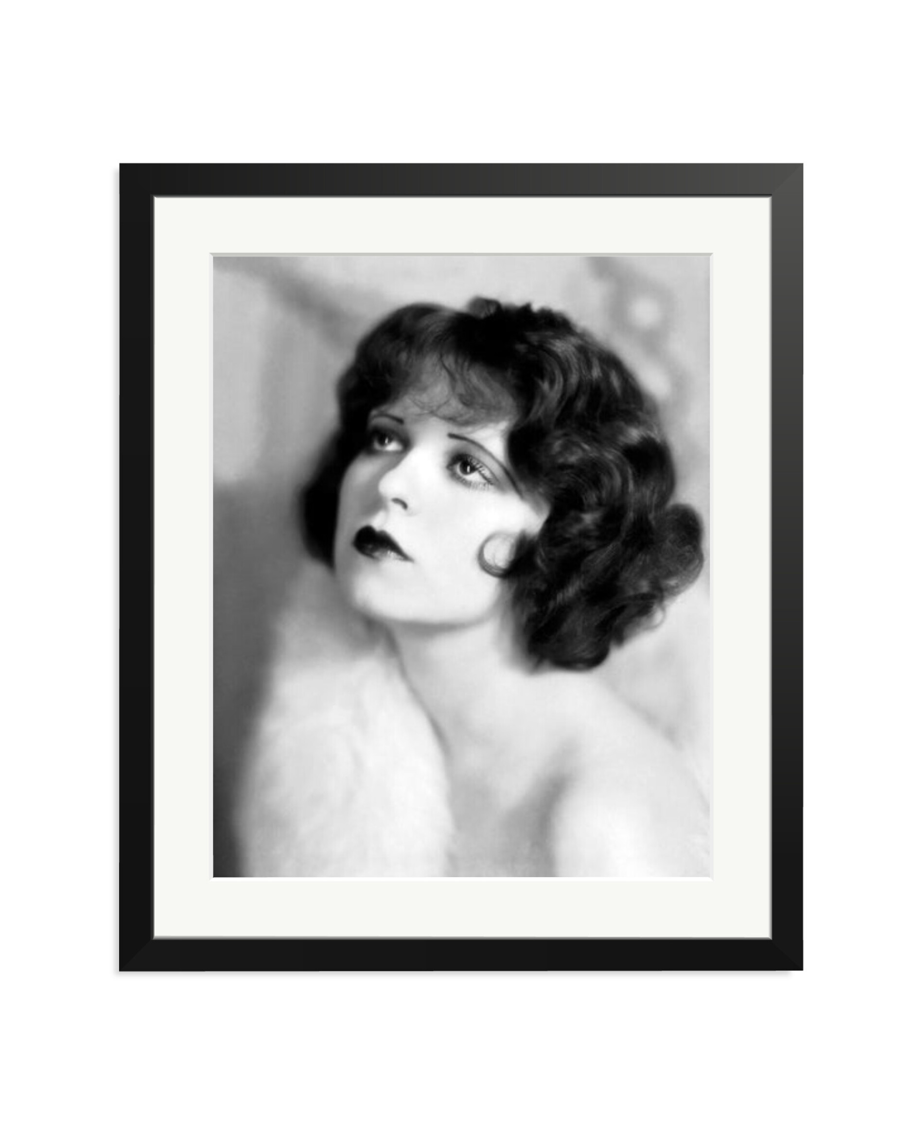 Clara Bow Portrait Black / Large