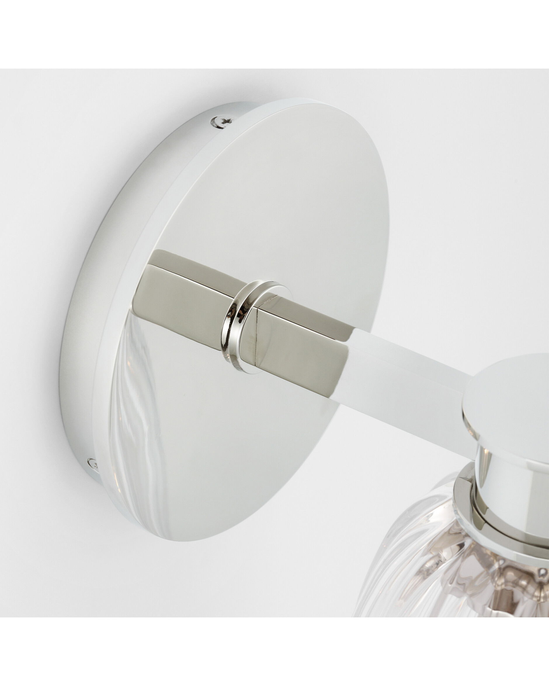 Asalea vägglampa nickel