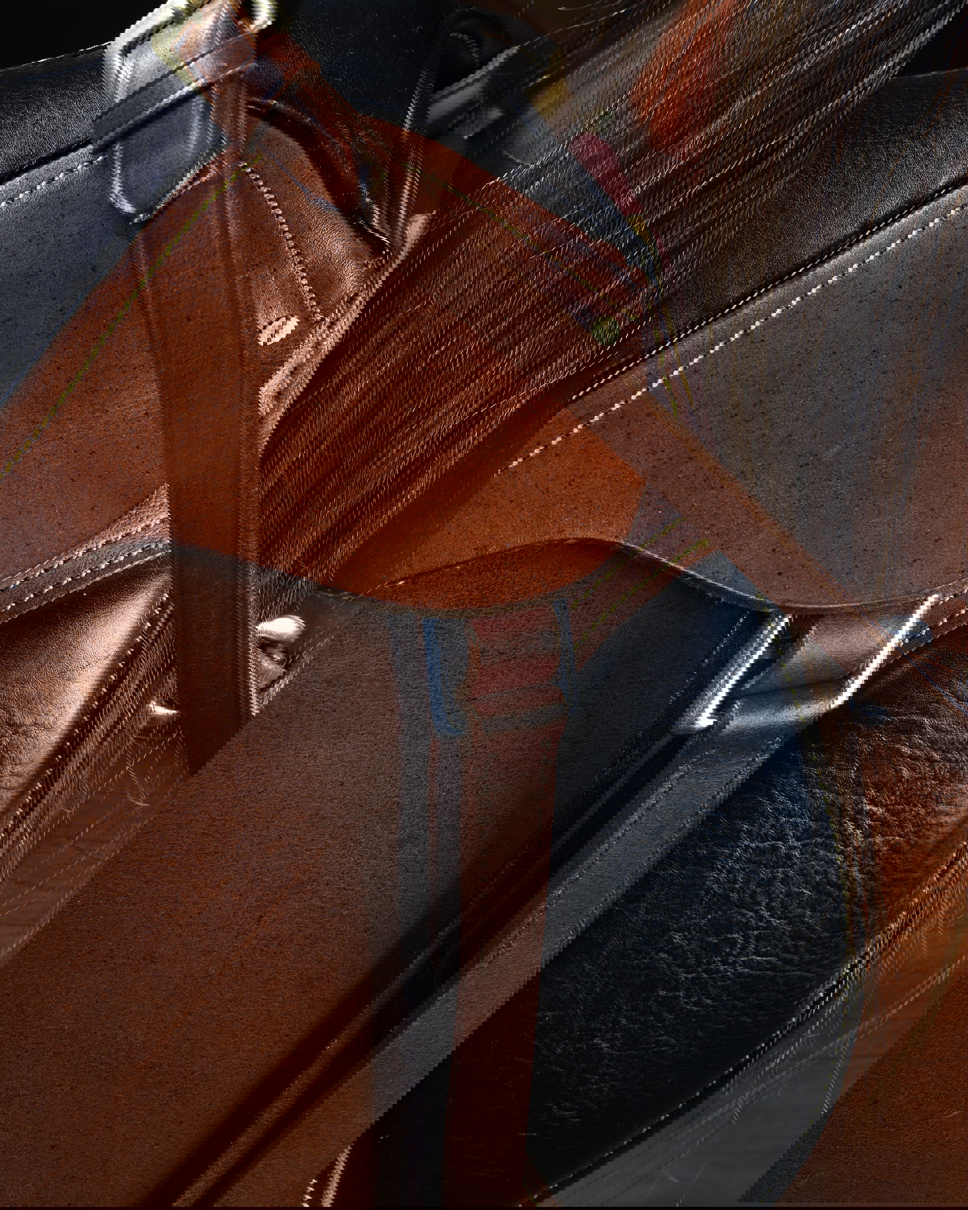 Victorian gunghäst brun