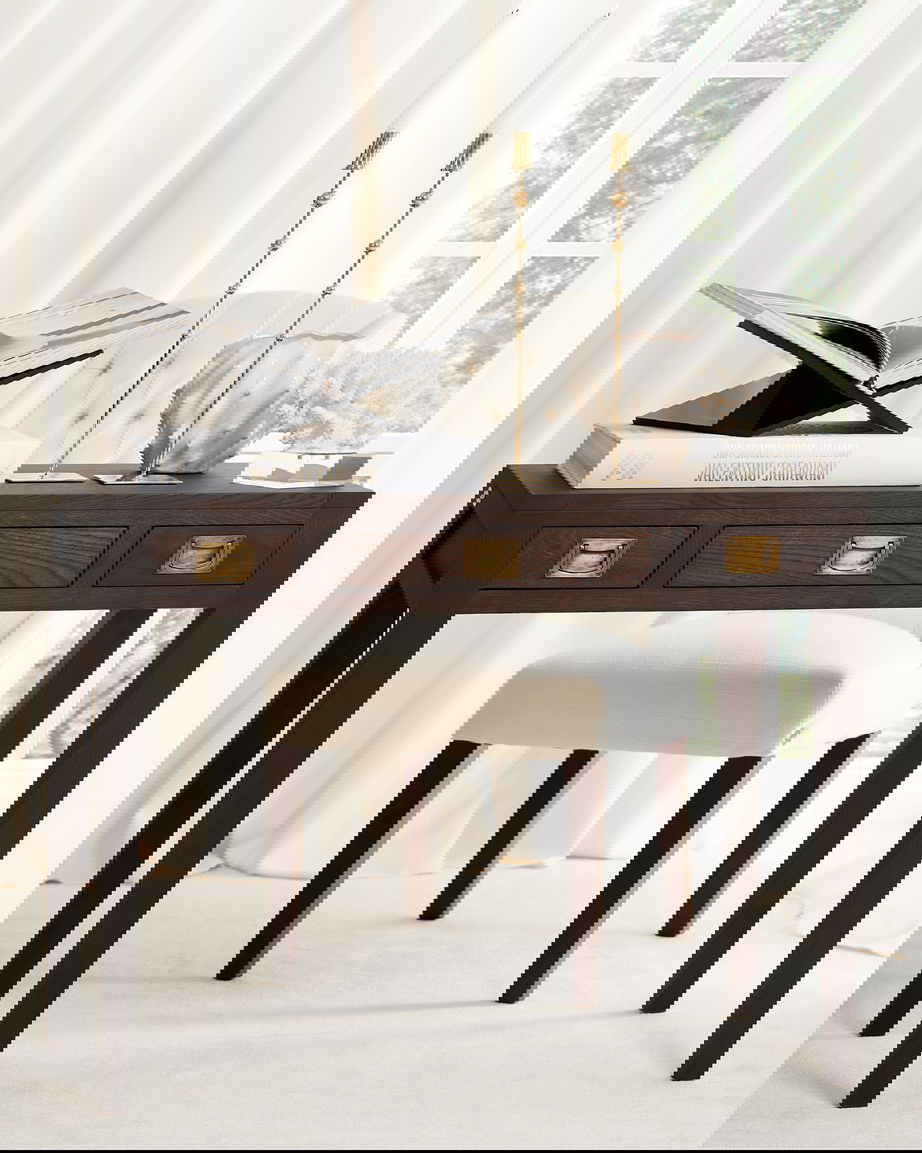 Newport Venice matstol off-white