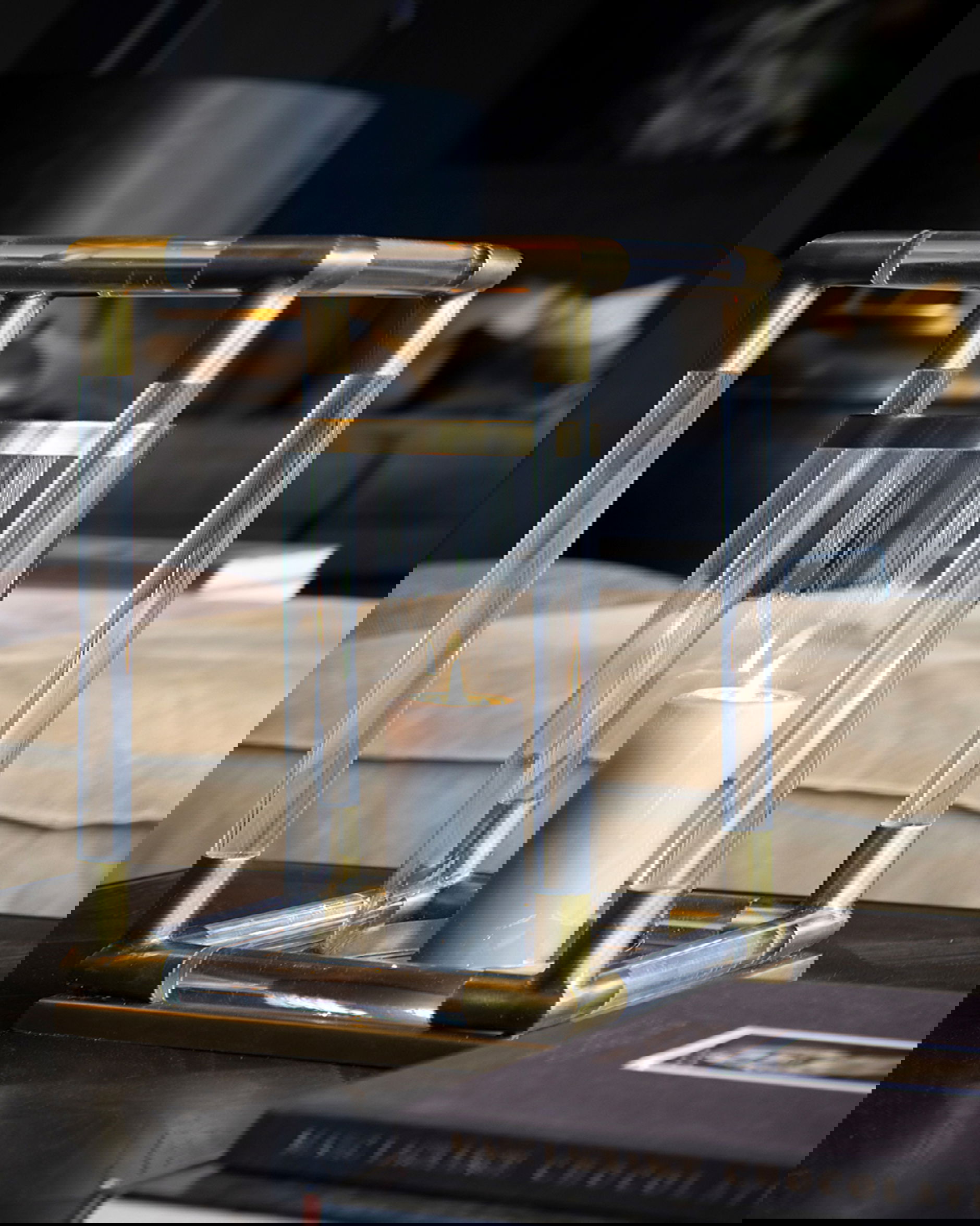 Baltimore kynttilälyhty antiikkimessinki OUTLET