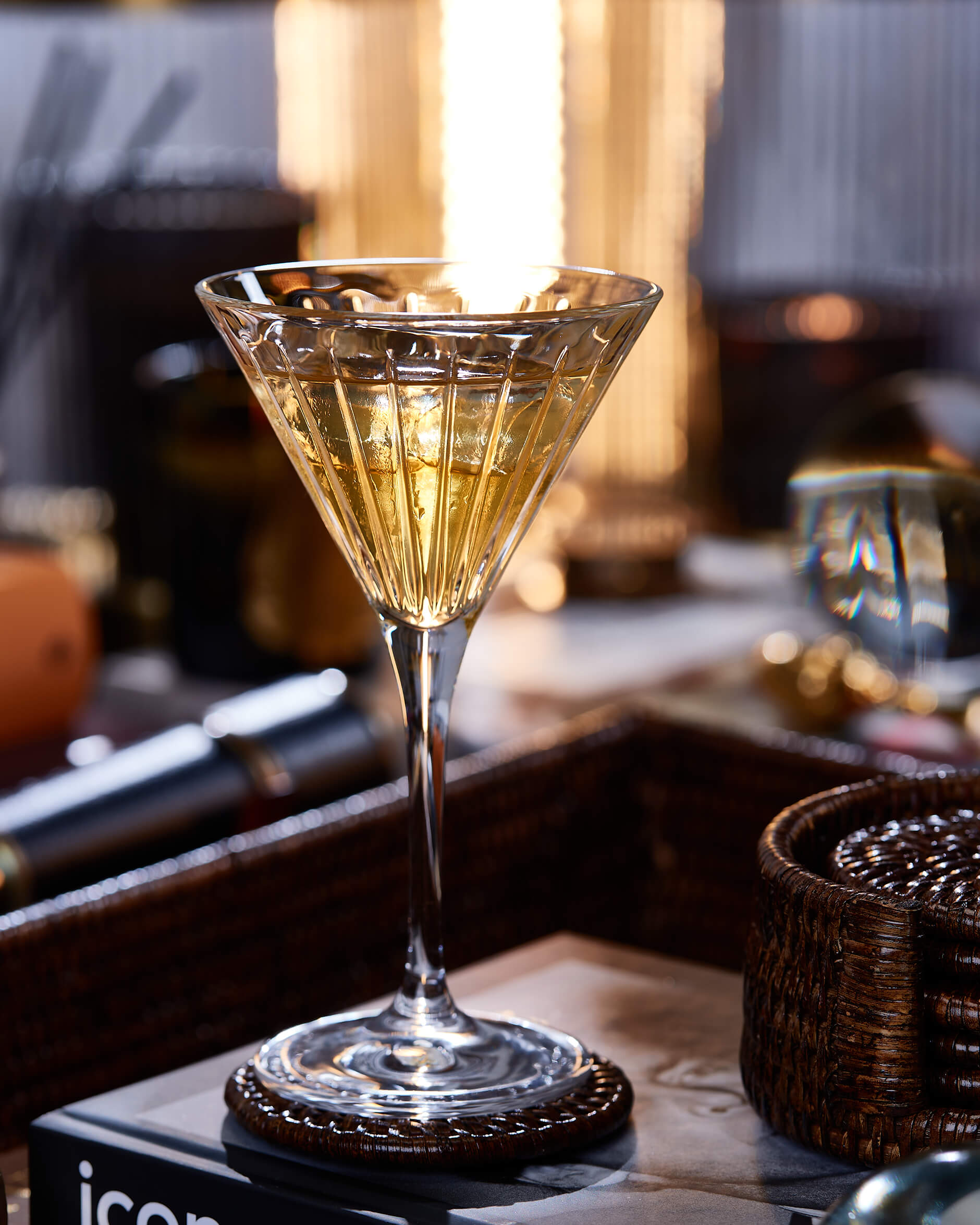 Manhattan martiniglas kristall singel