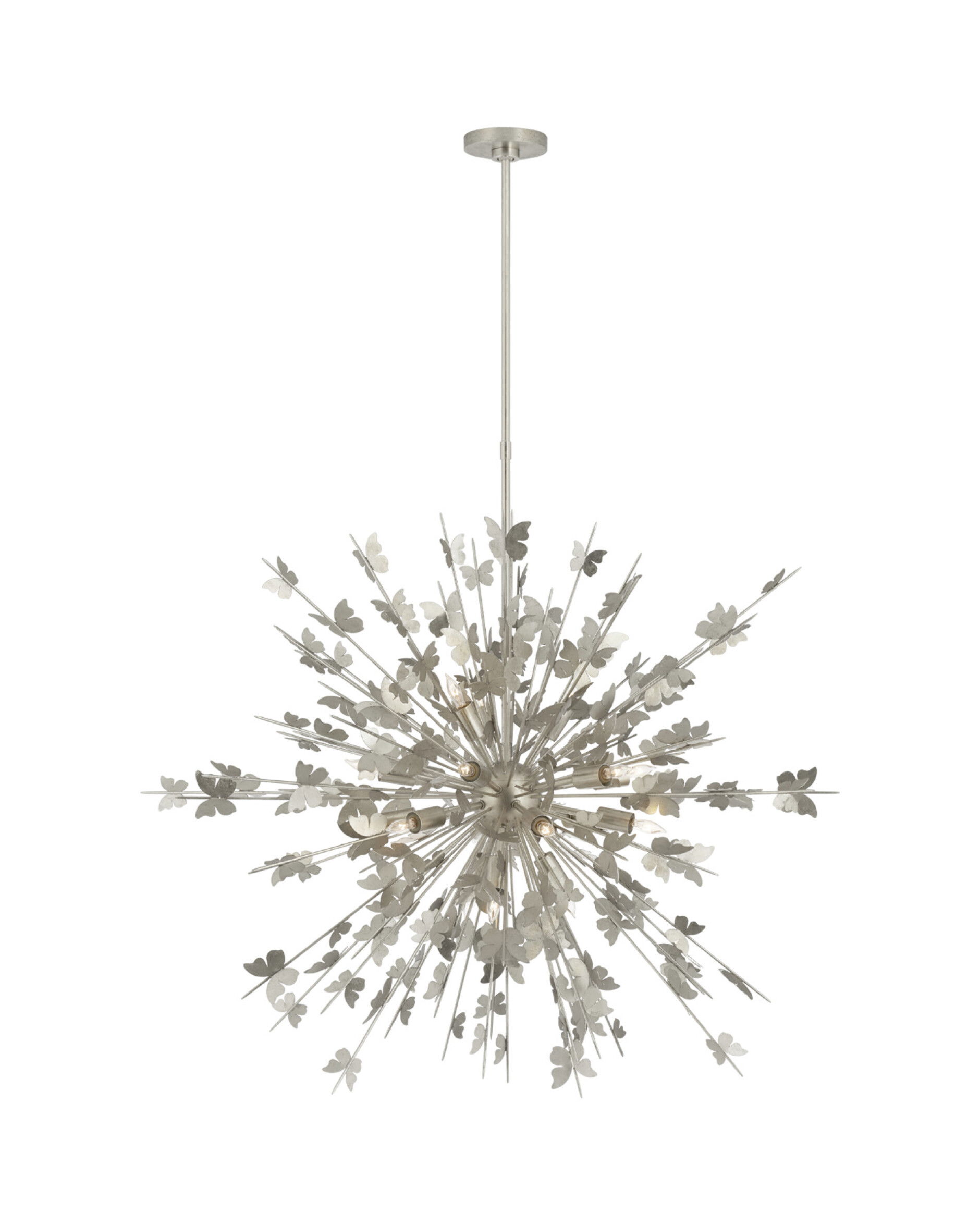 Farfalle takkrona silver L