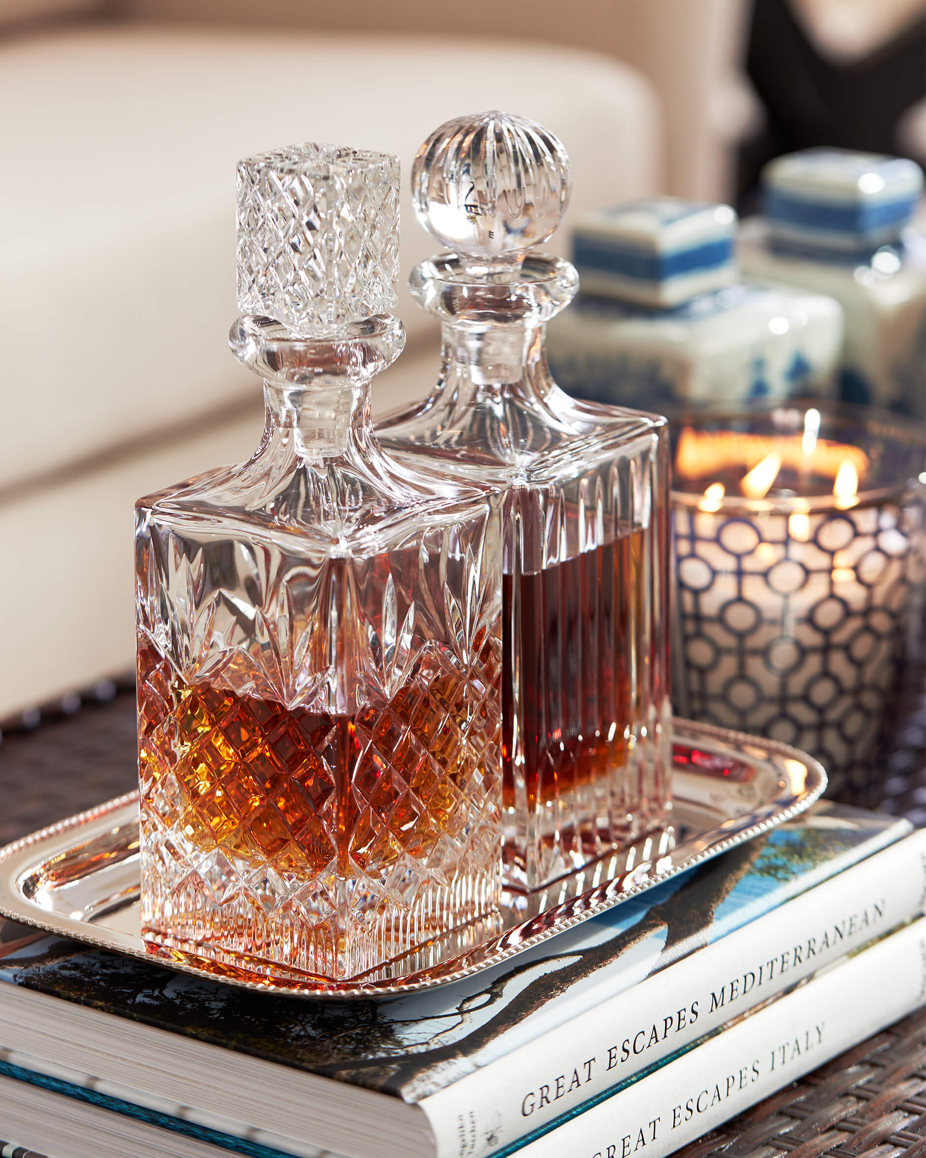 JFK dekanter kristall