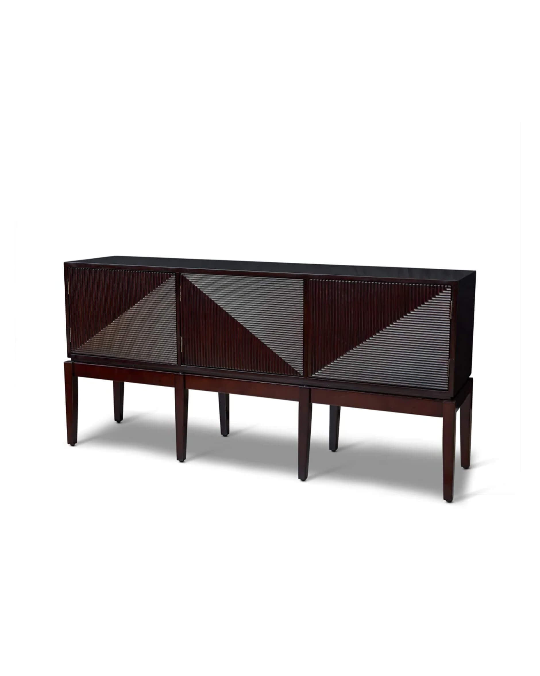 Art Deco sideboard dark brown