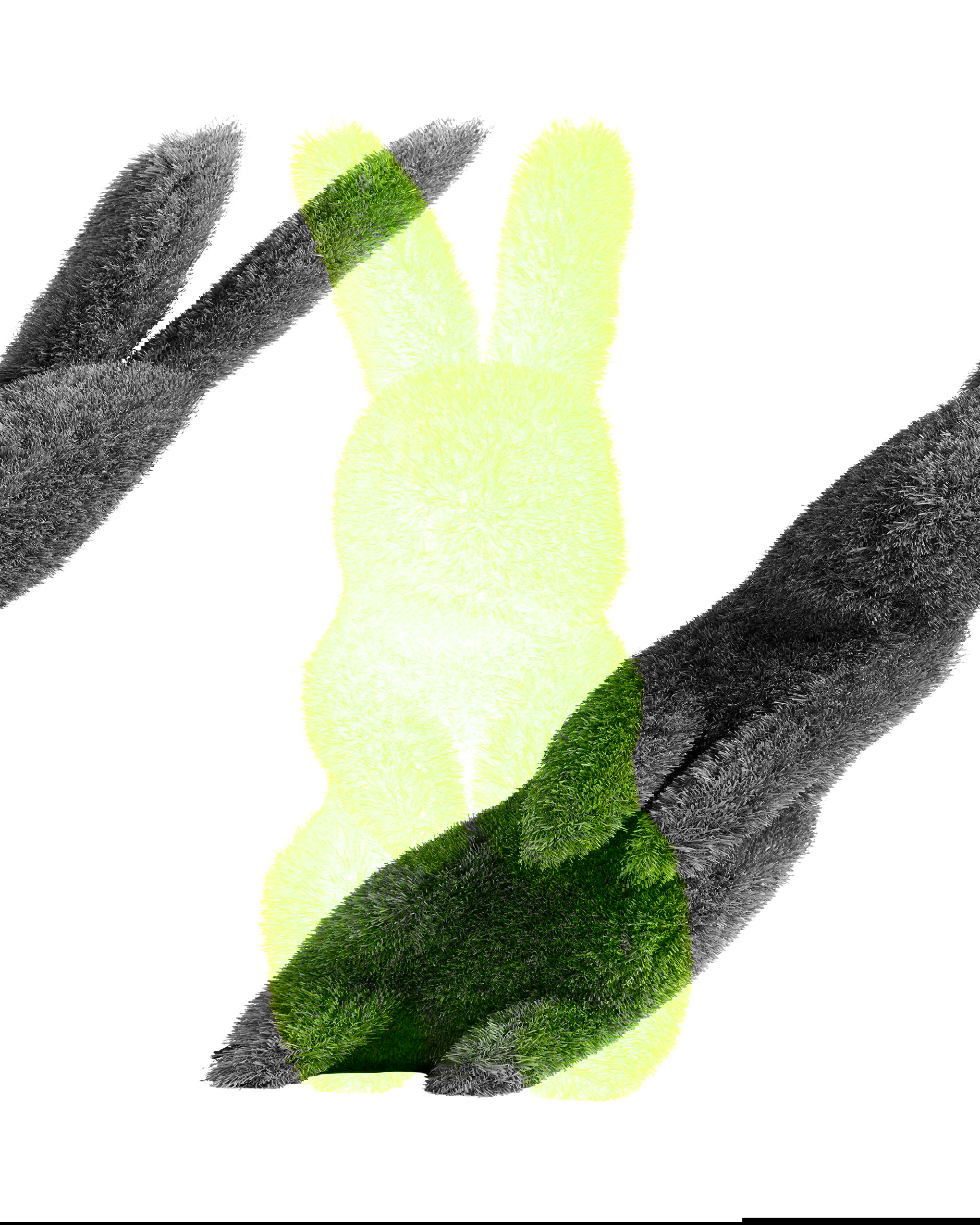 Topiary konijn decoratie