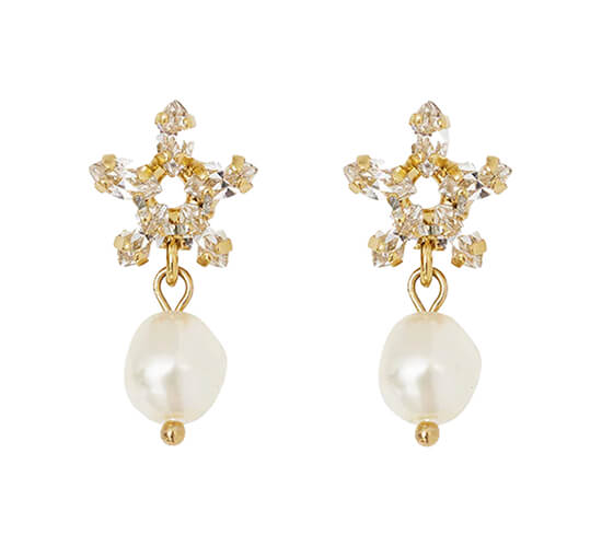 null - Emmy ohrringe pearl/crystal