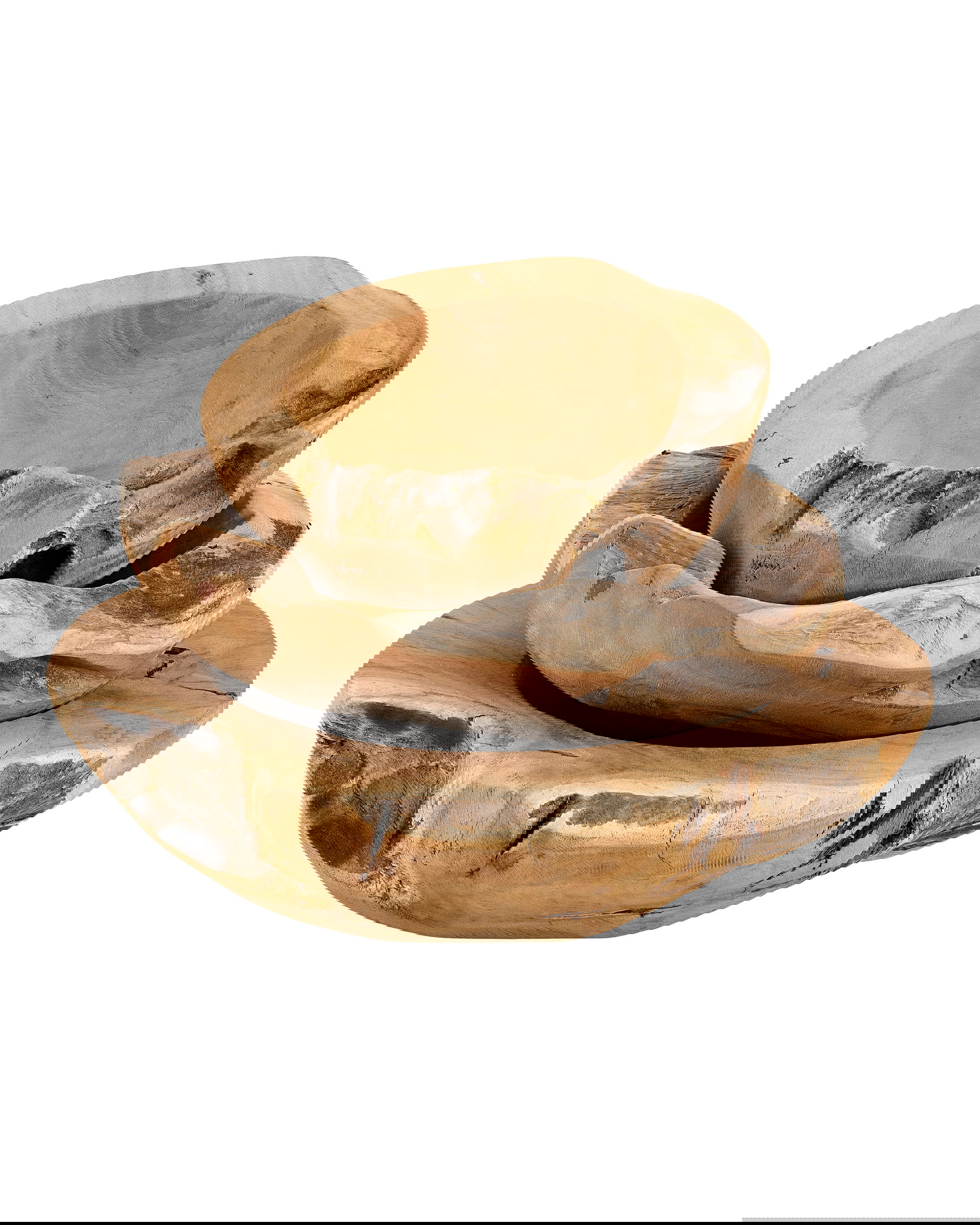 Root träskålar natur