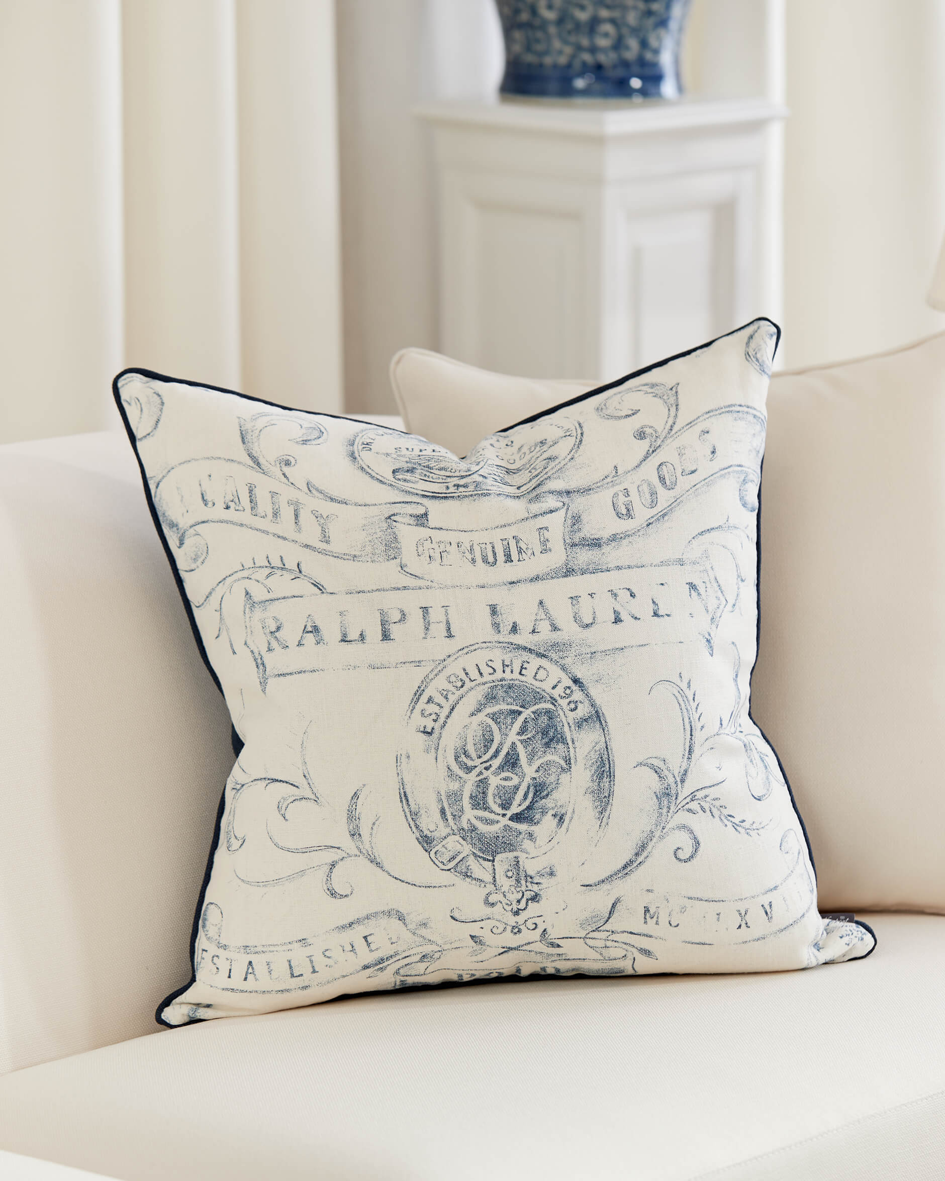 Gunnison Hopsack kuddfodral porcelain