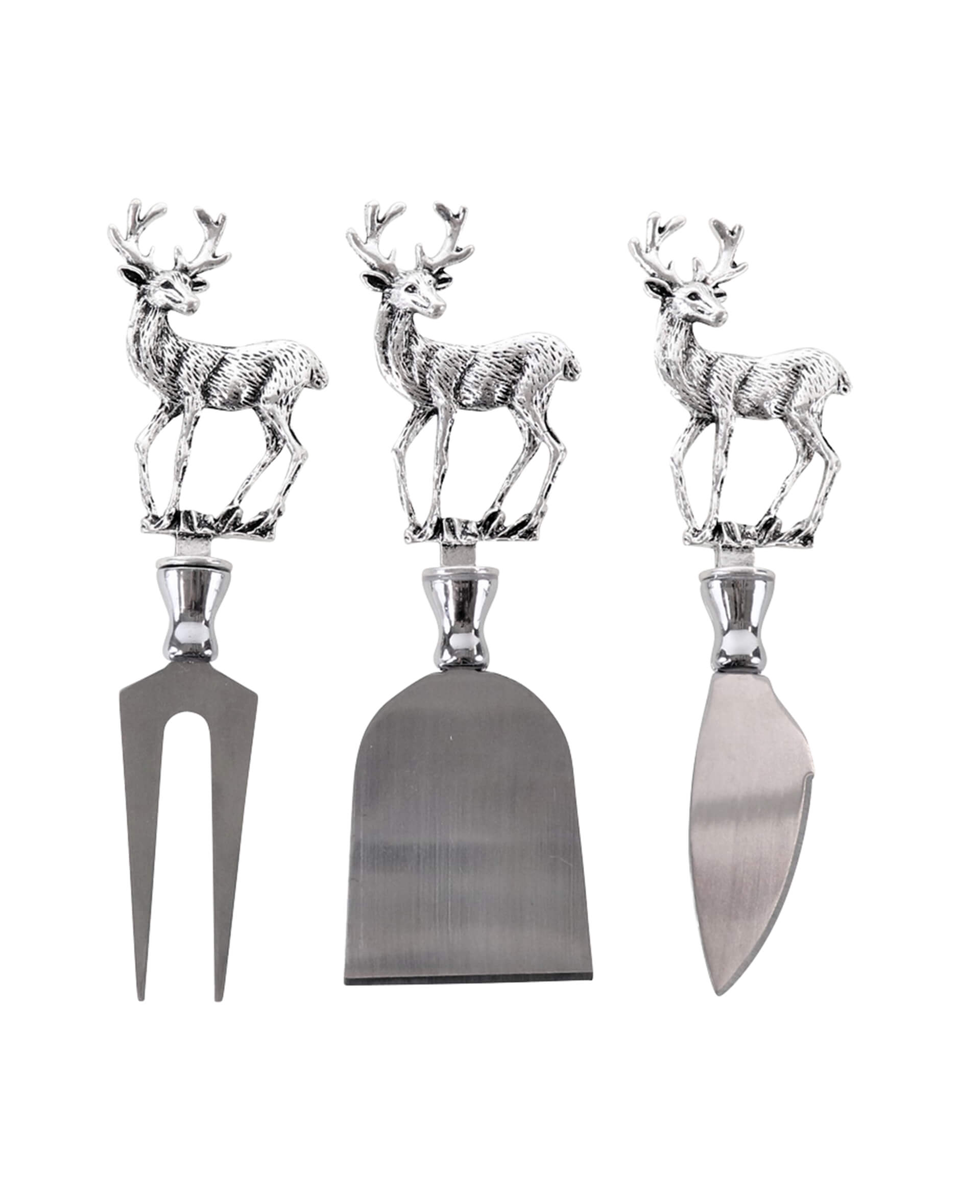 Hjort ostbestick silver 3-pack