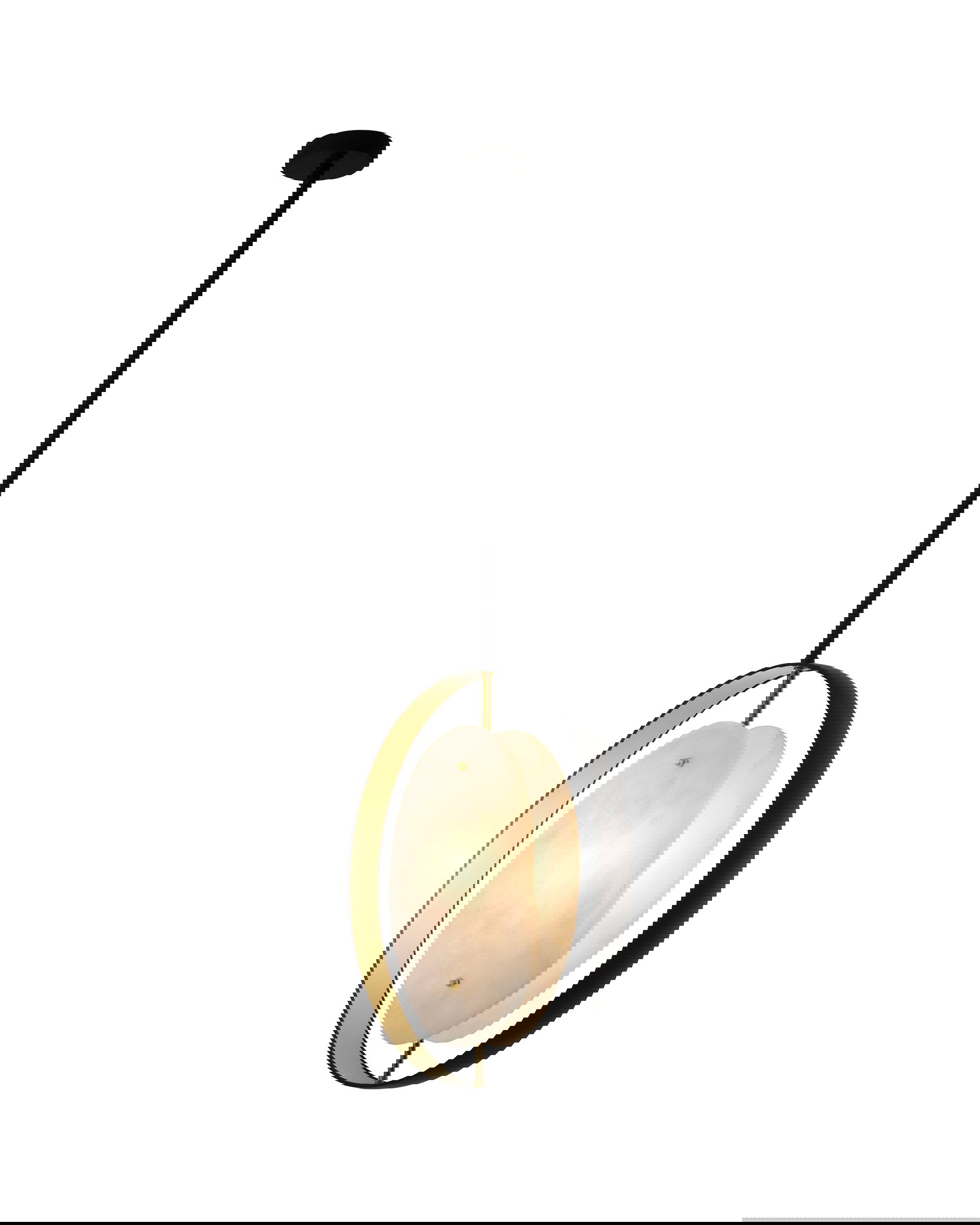 Trissoni taklampa guld