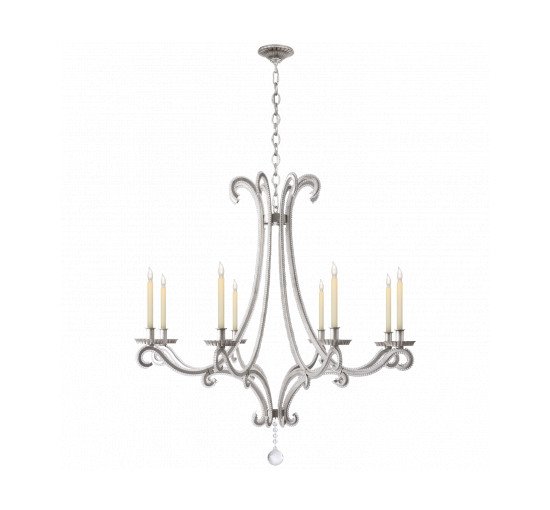 null - Oslo Large Chandelier Gilded Iron