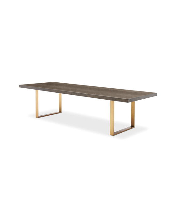 melchior matbord brown oak