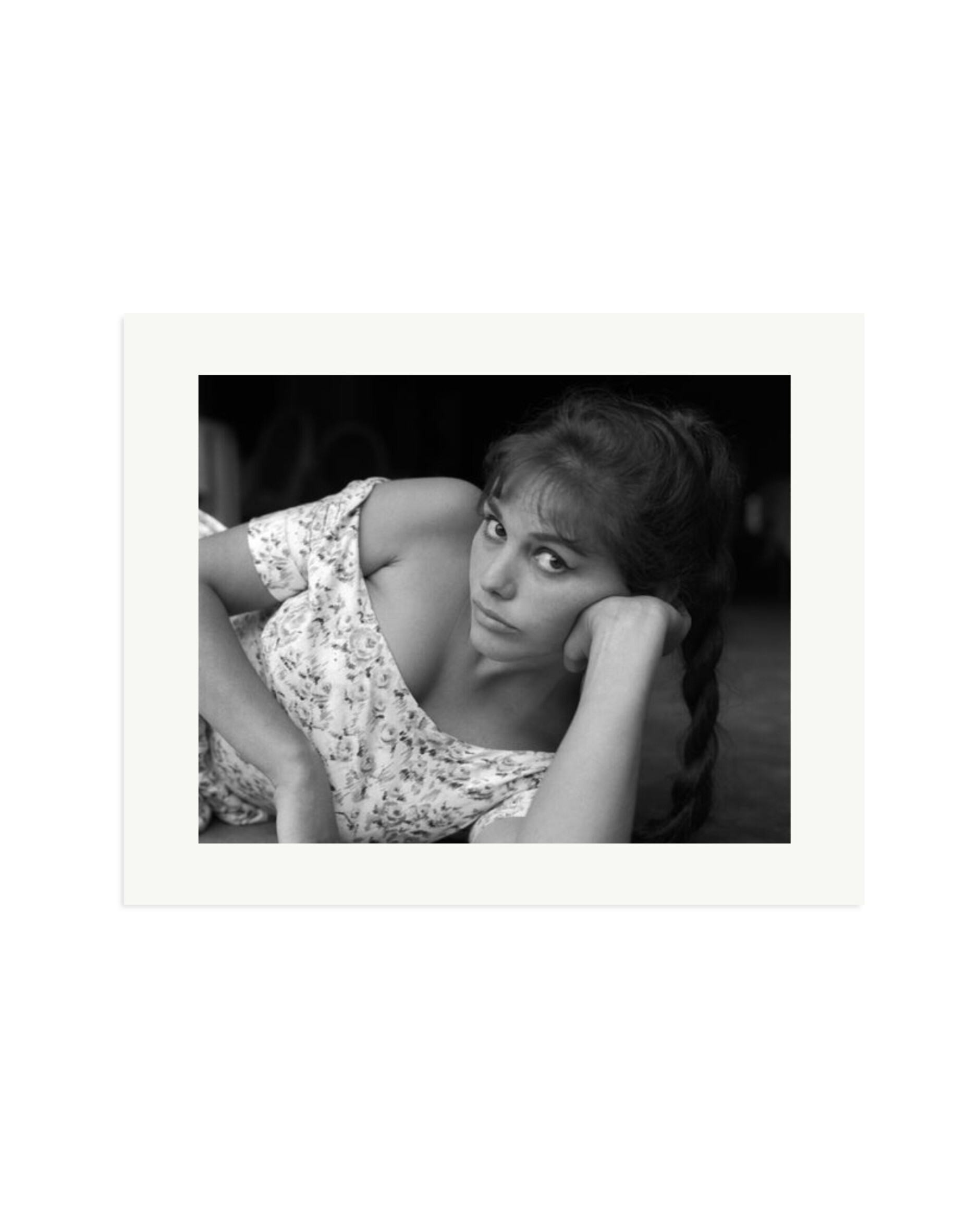Cardinale Floral Dress Portrait Print Only / XL
