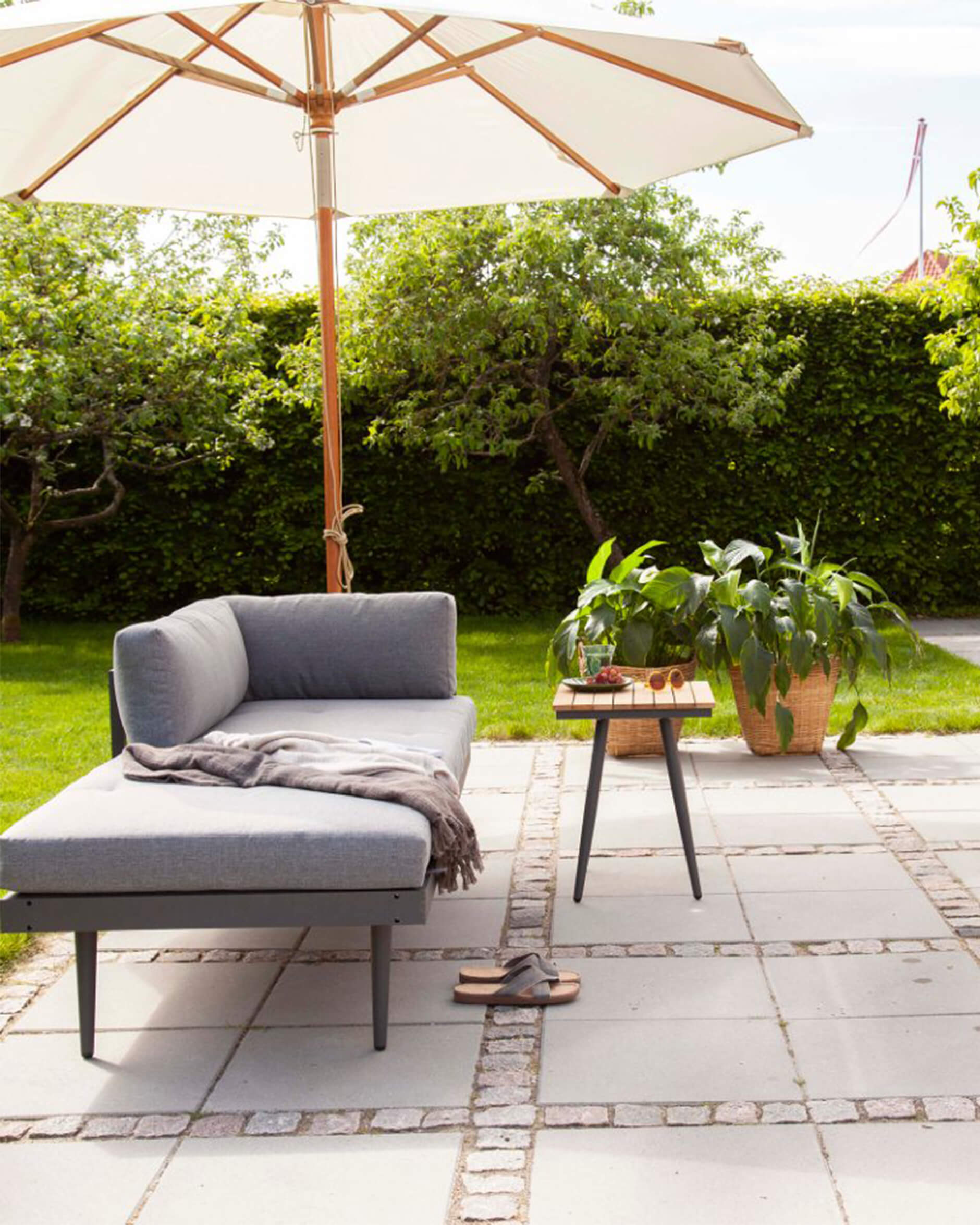 Pomino parasoll off-white